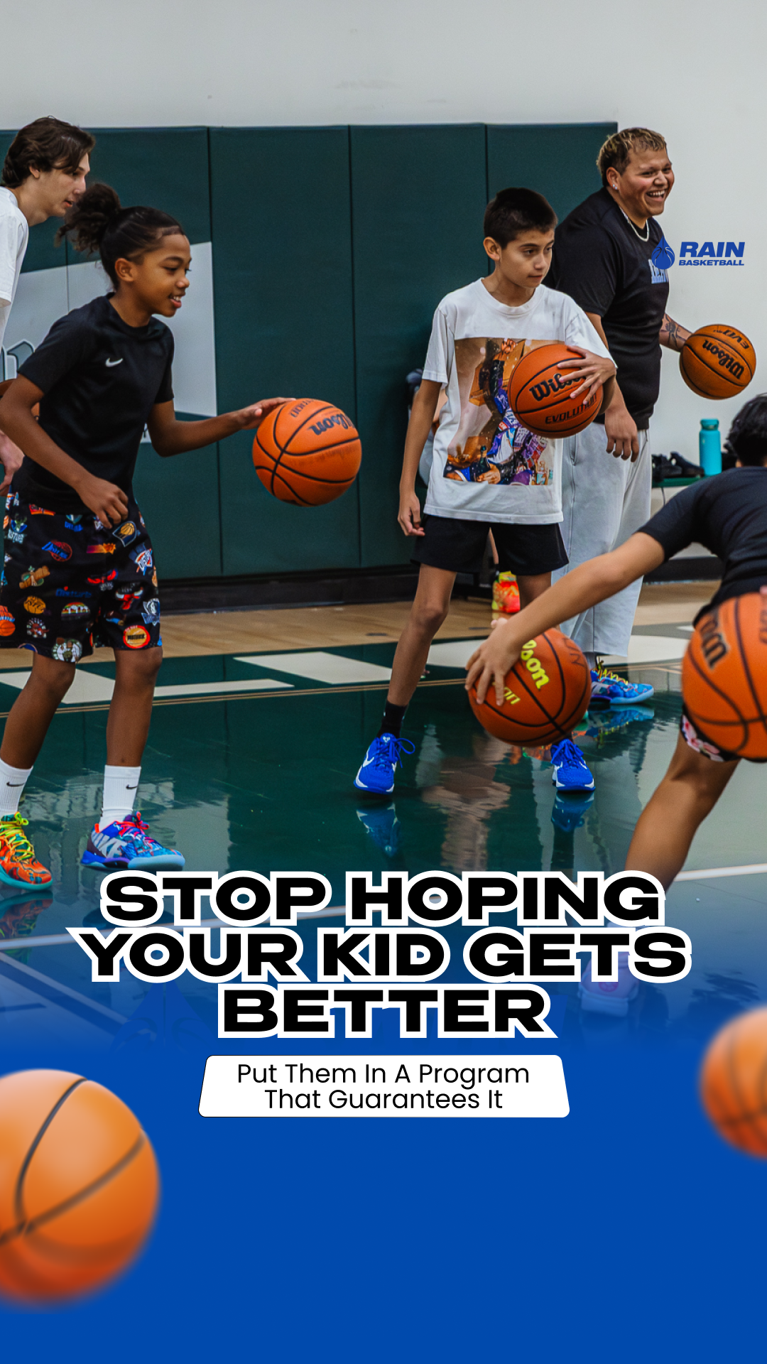 Rain Basketball USA Facebook ad