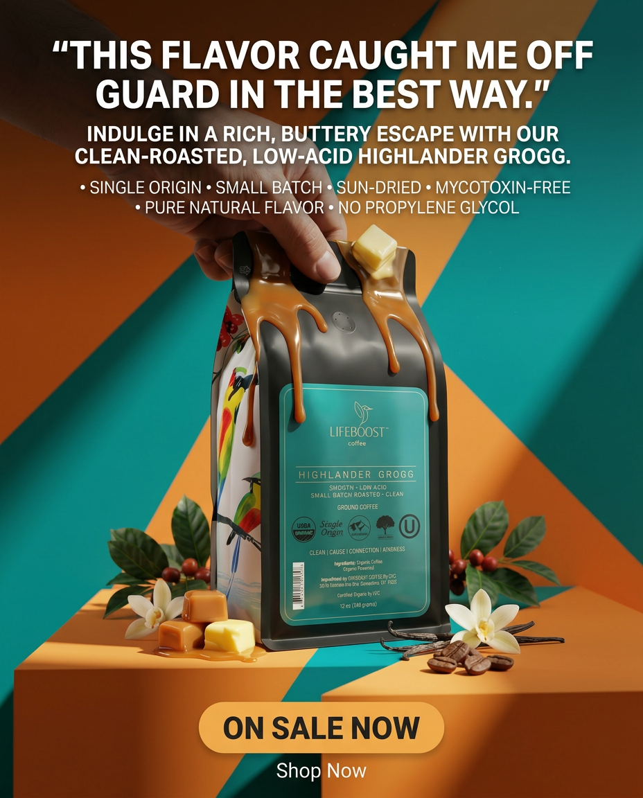 Lifeboost Coffee Facebook ad