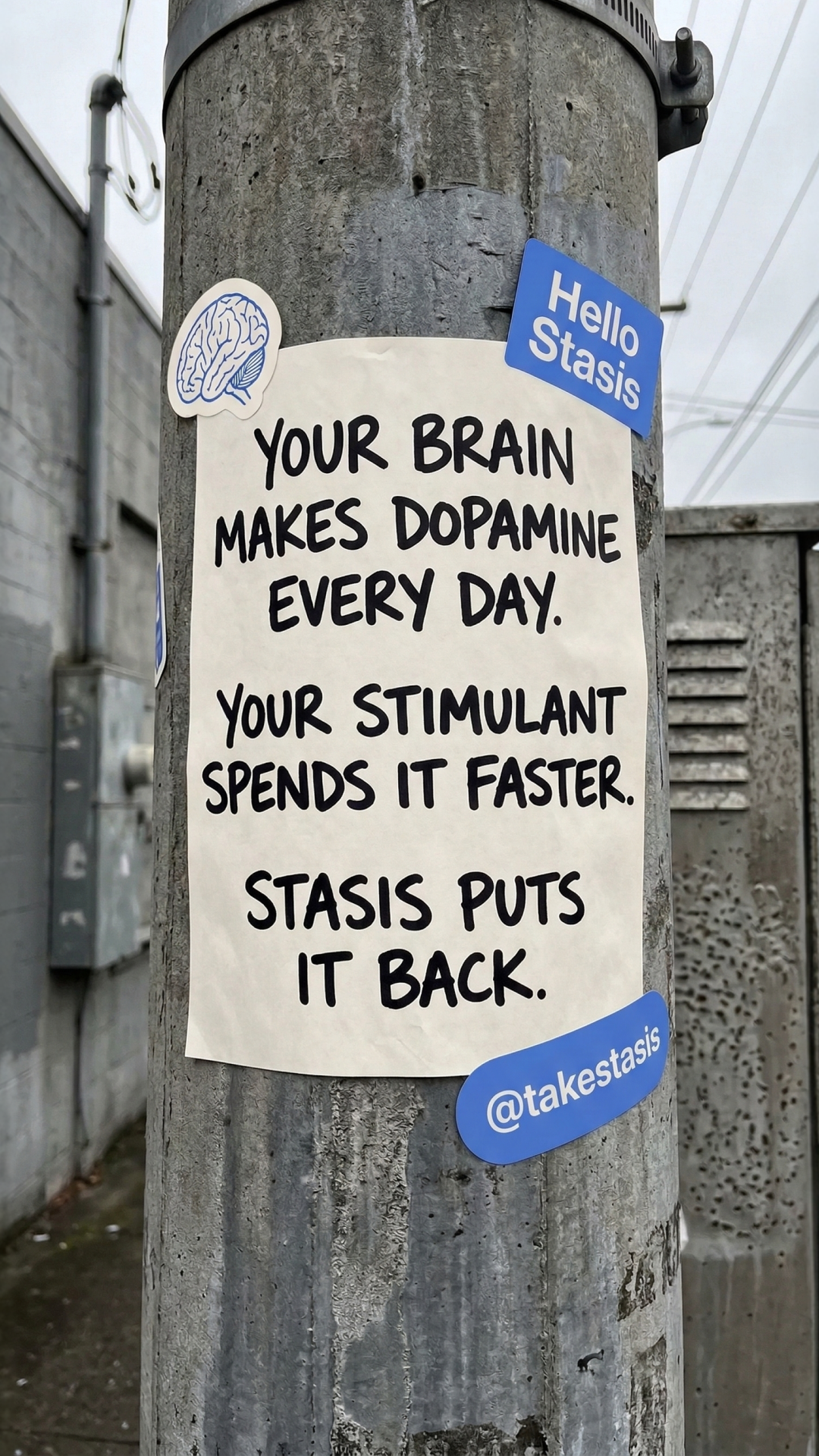 Stasis Facebook ad