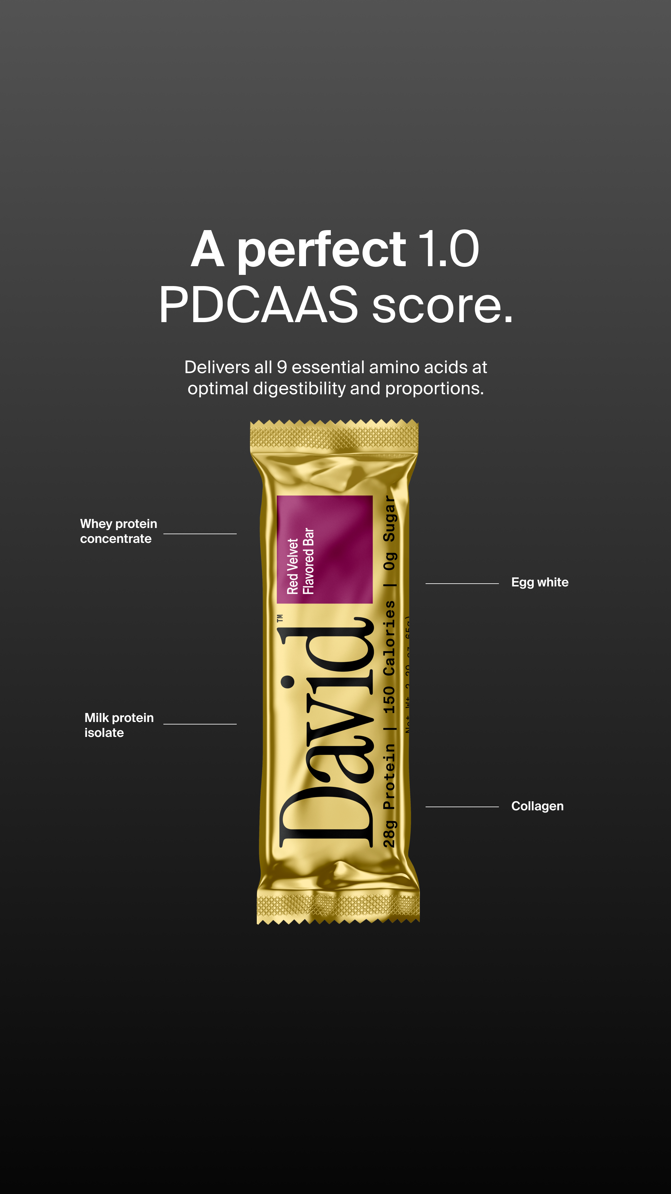 David Protein Facebook ad