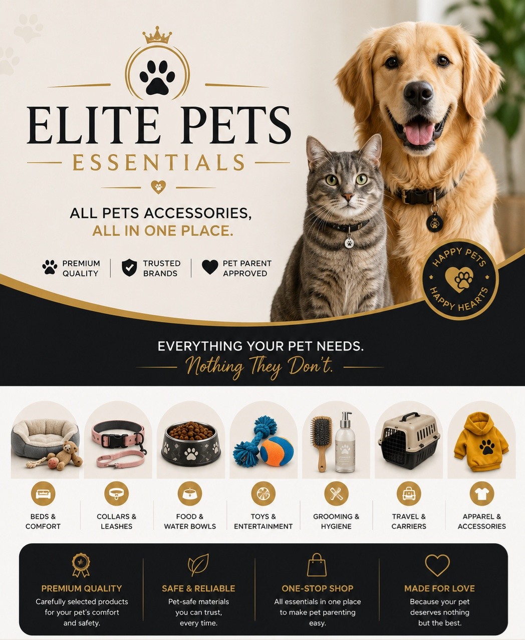 Elite Pet Essential Facebook ad: Give Your Pet the Best!