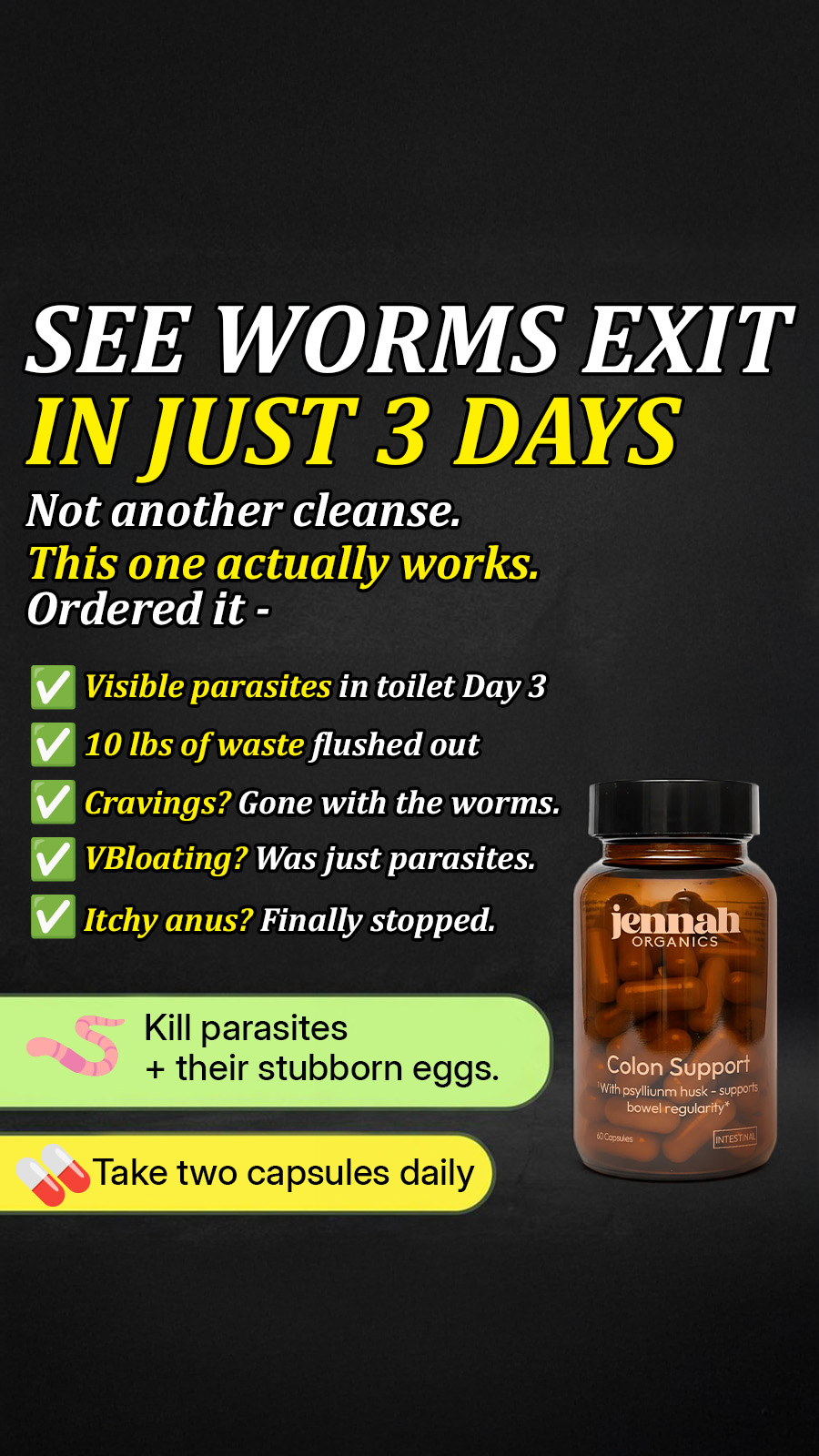 Jennah Organics Facebook ad