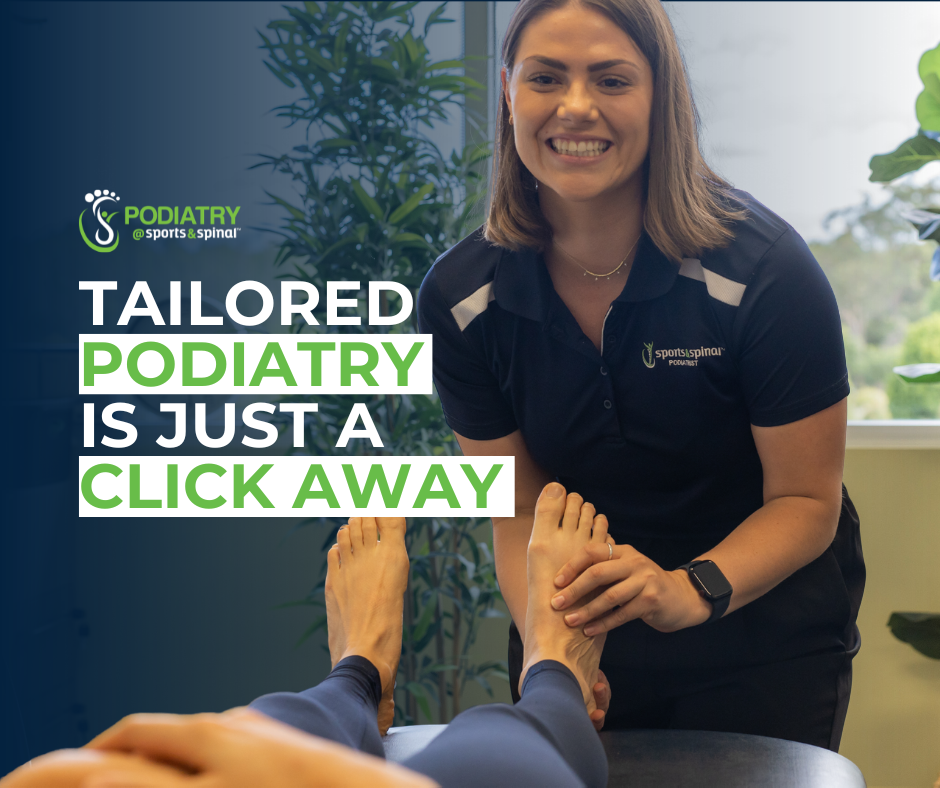 Podiatry at Sports & Spinal Facebook ad from Aug 13, 2026