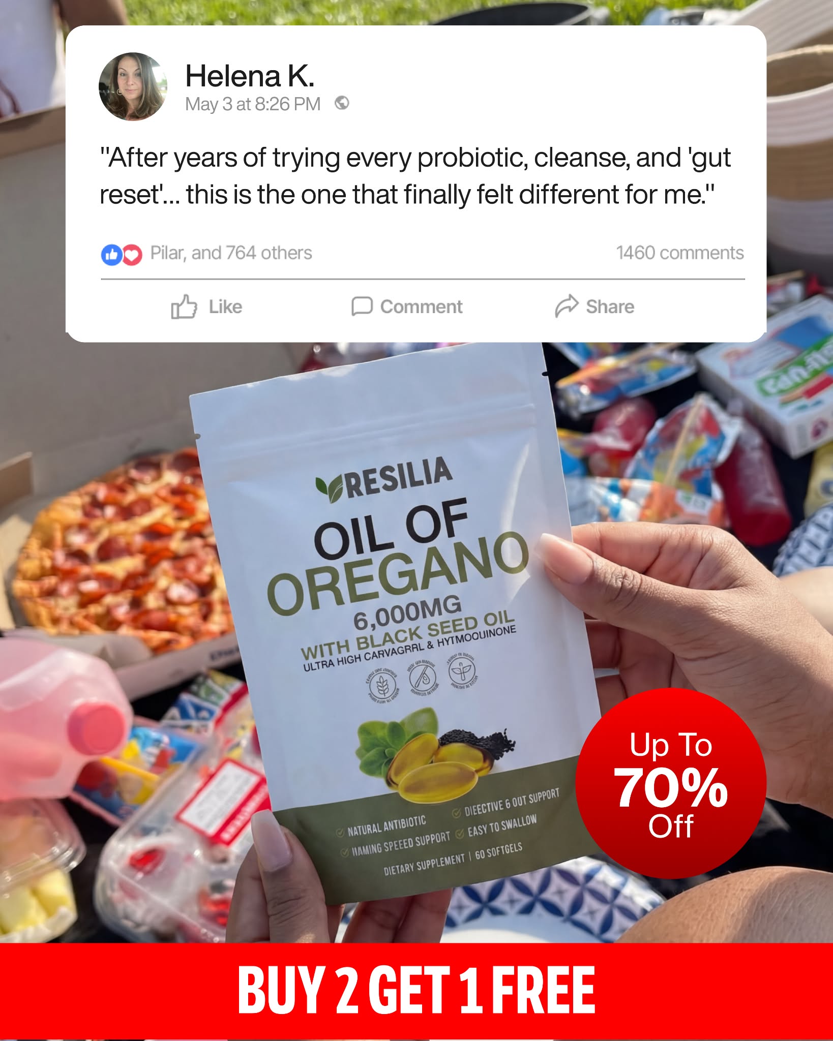 After 40 Wellness Facebook ad