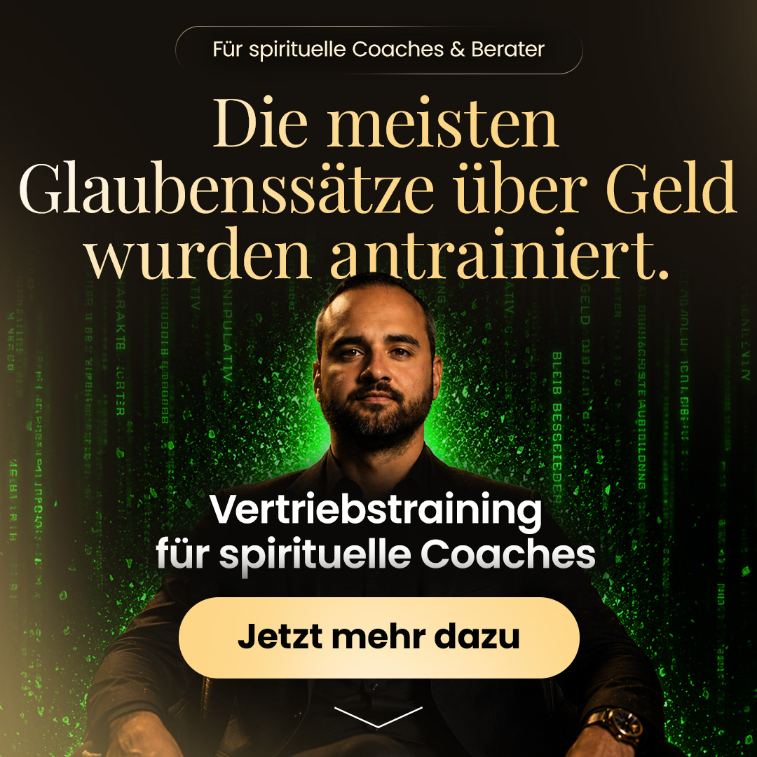 NOW Facebook ad: Du bist nicht zu spirituell für Geld. Du hast nur nie…