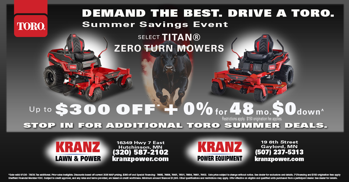 Kranz Lawn & Power Facebook ad from Jun 1, 2026