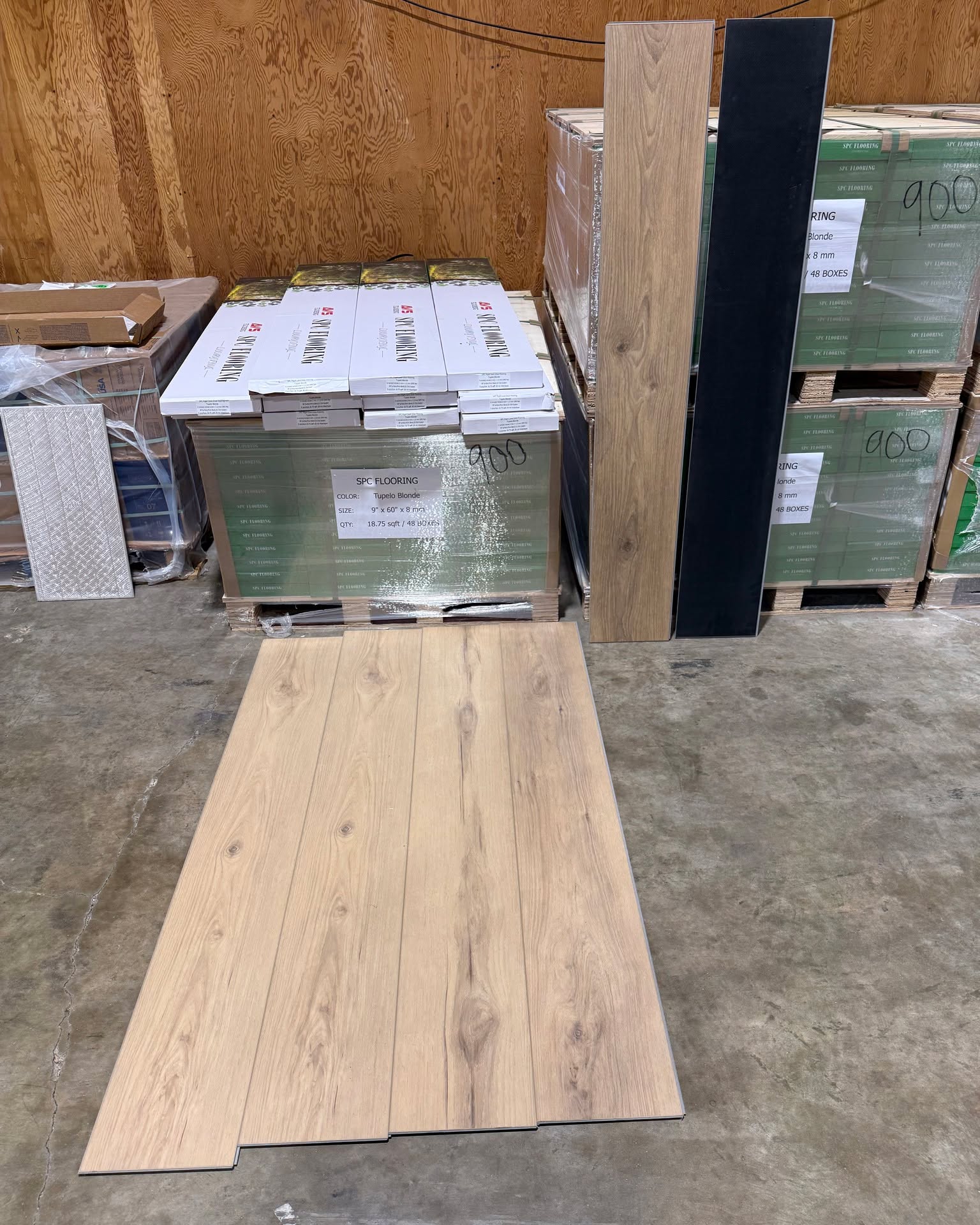 Kyler Johnson Facebook ad: ON SALE LVP XL 9X60 28mil 8mm LVP Flooring In Stock…