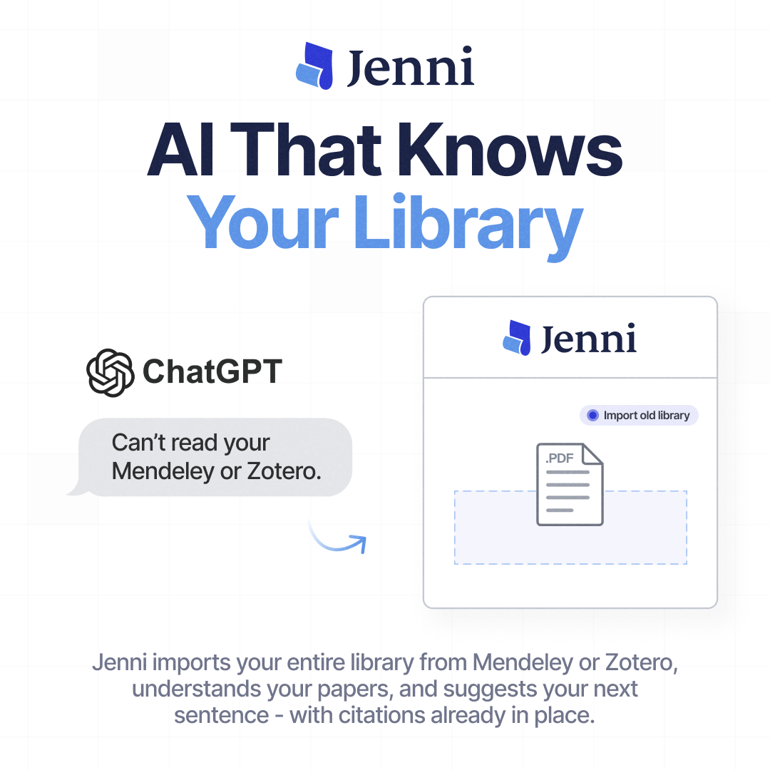 Jenni AI Facebook ad