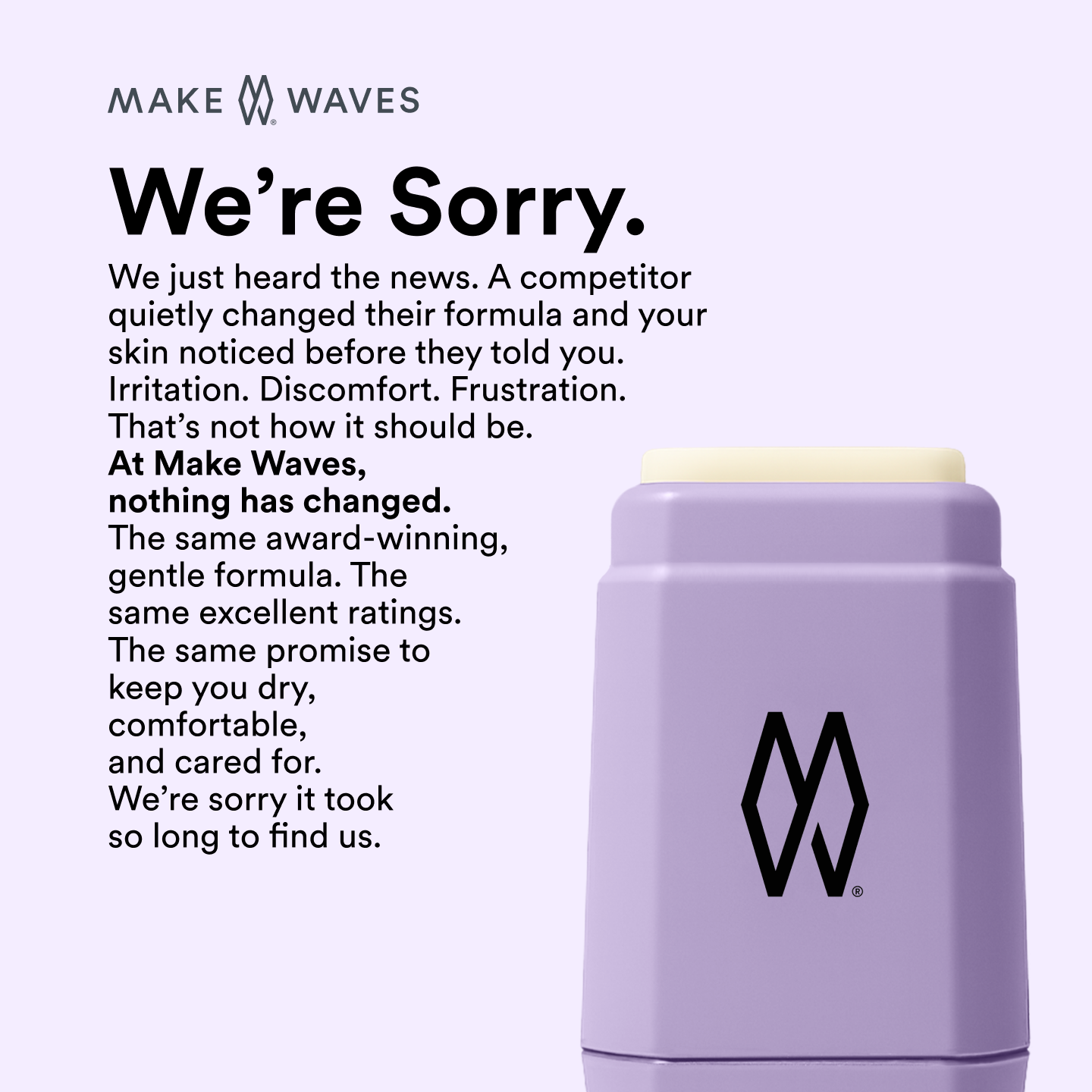 Make Waves Facebook ad