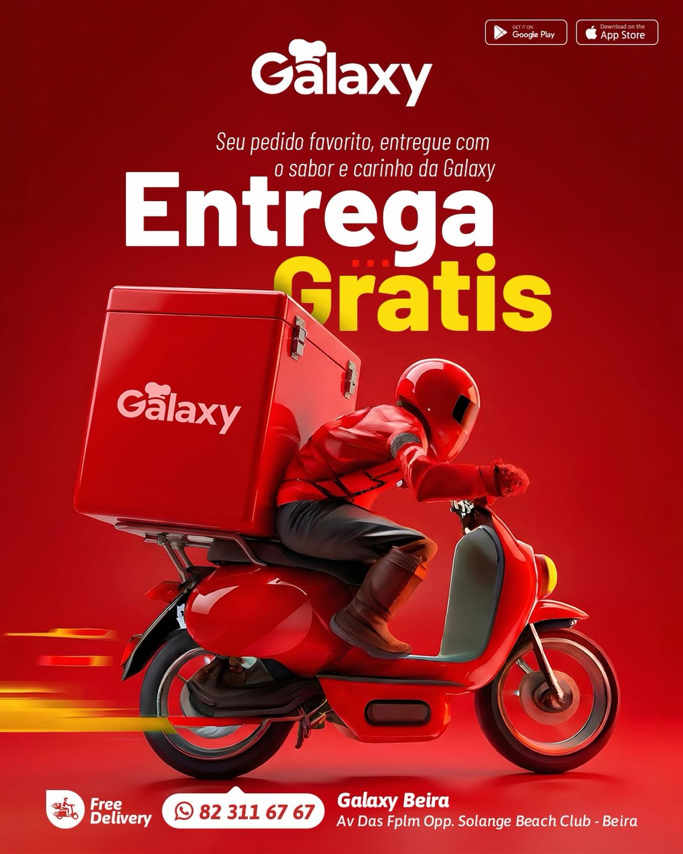 Galaxy Indian Restaurant -Beira Facebook ad from May 28, 2026