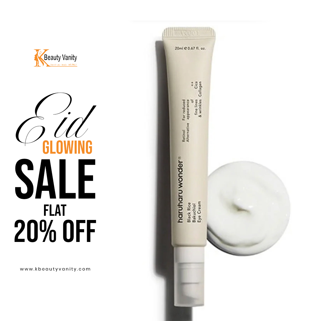 KBeautyVanity Facebook ad: Haruharu Wonder Black Rice Bakuchiol Eye Cream