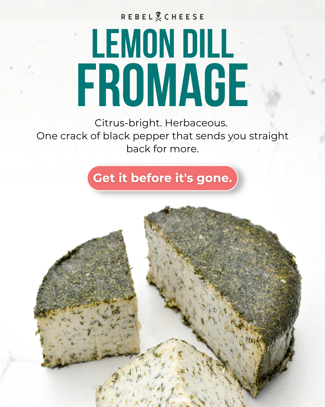 Rebel Cheese Facebook ad