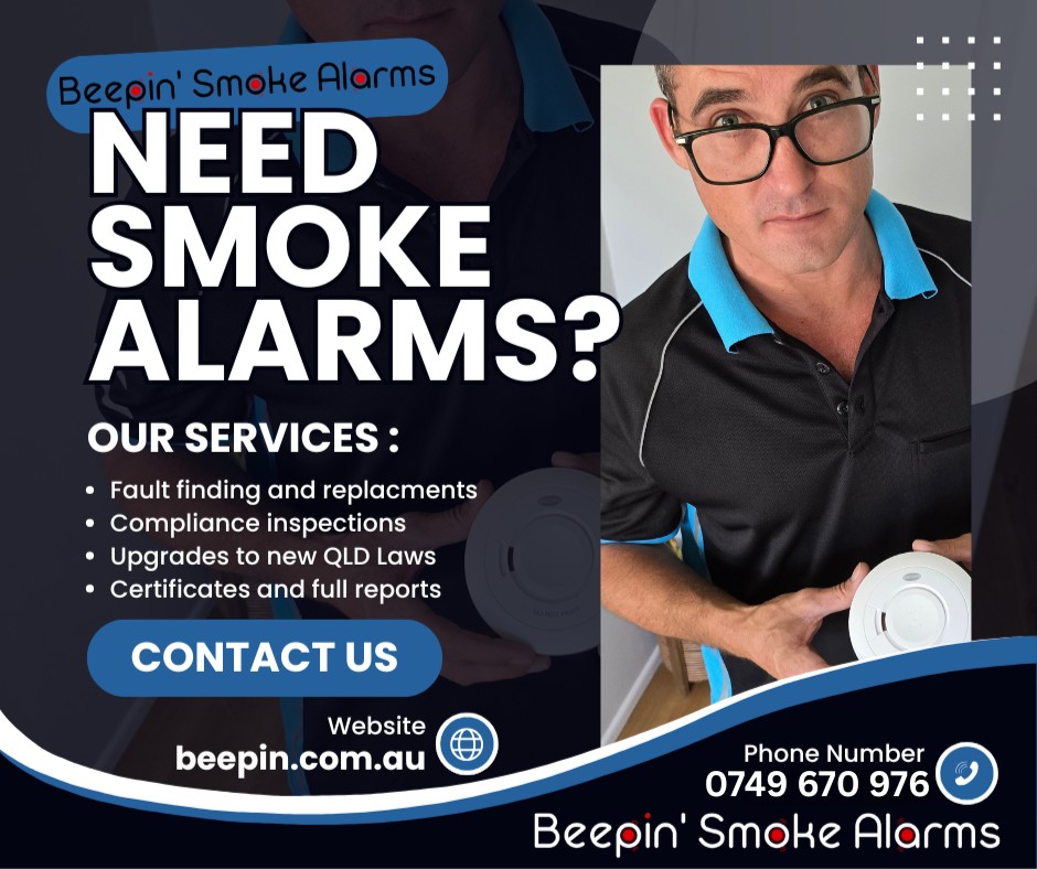 Beepin' Smoke Alarms - Mackay Facebook ad: Is Your Home Smoke Alarm Compliant?