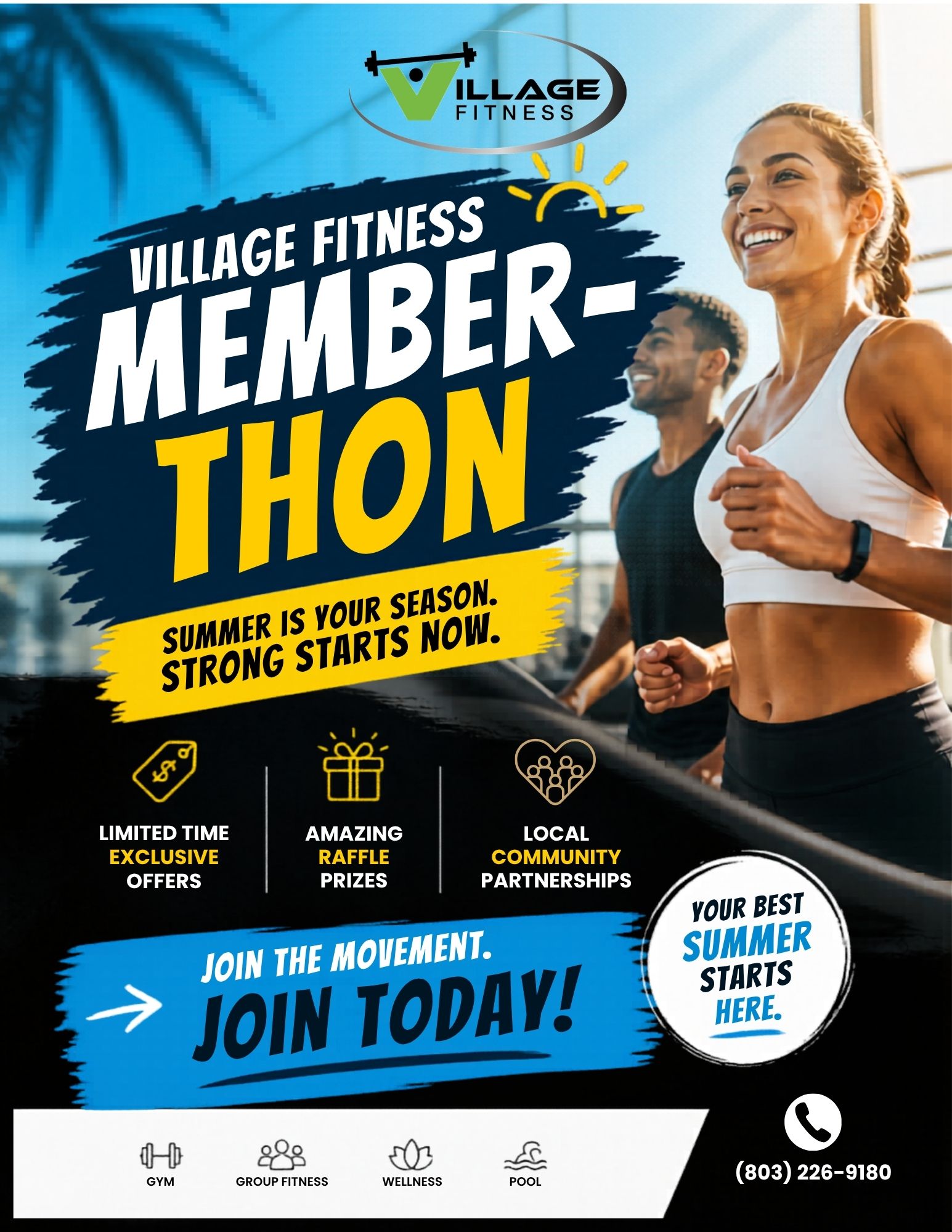 Village Fitness Aiken Facebook ad