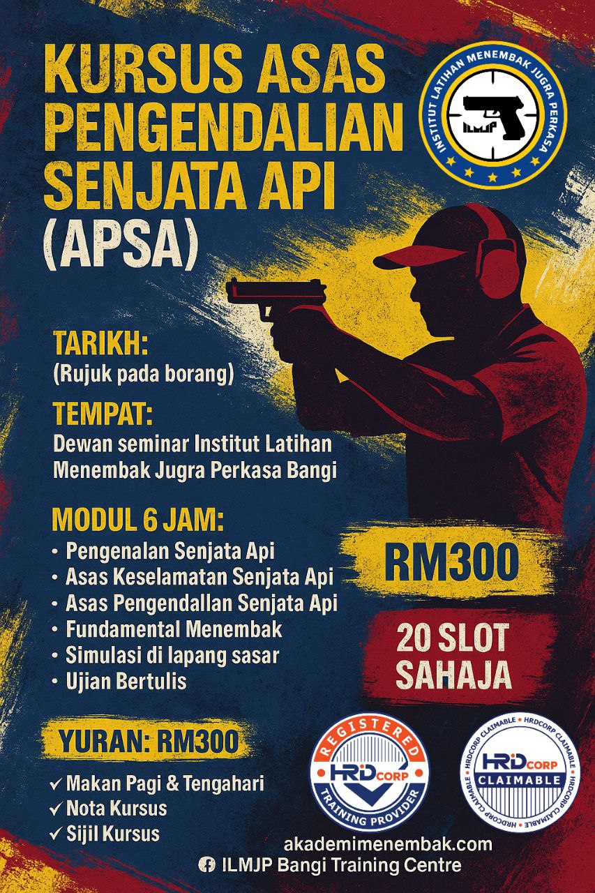 ILMJP Bangi Training Centre Facebook ad: KURSUS APSA HRD CLAIMABLE
