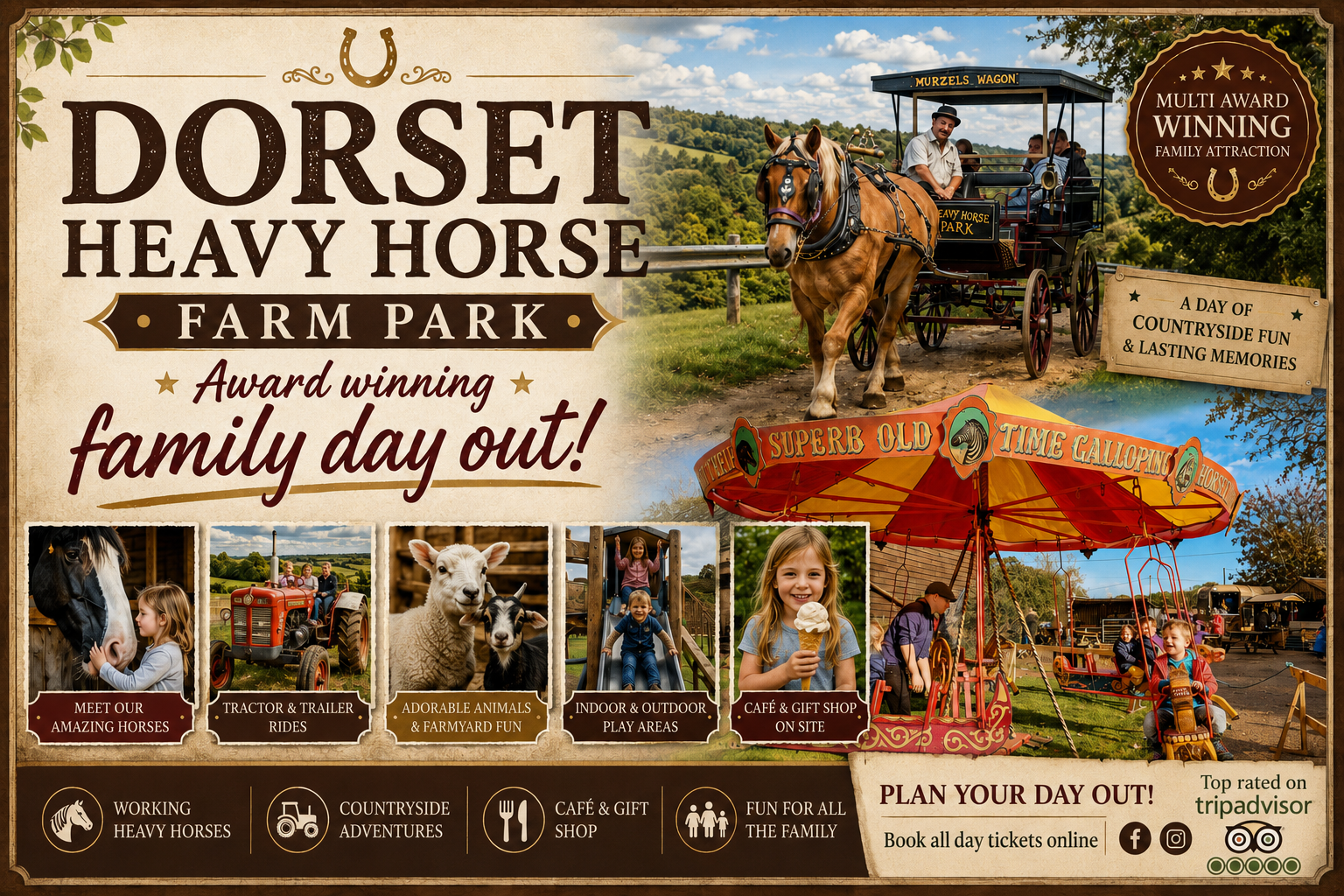 Dorset Heavy Horse Farm Park Facebook ad: Welcome - Dorset Heavy Horse Farm Park