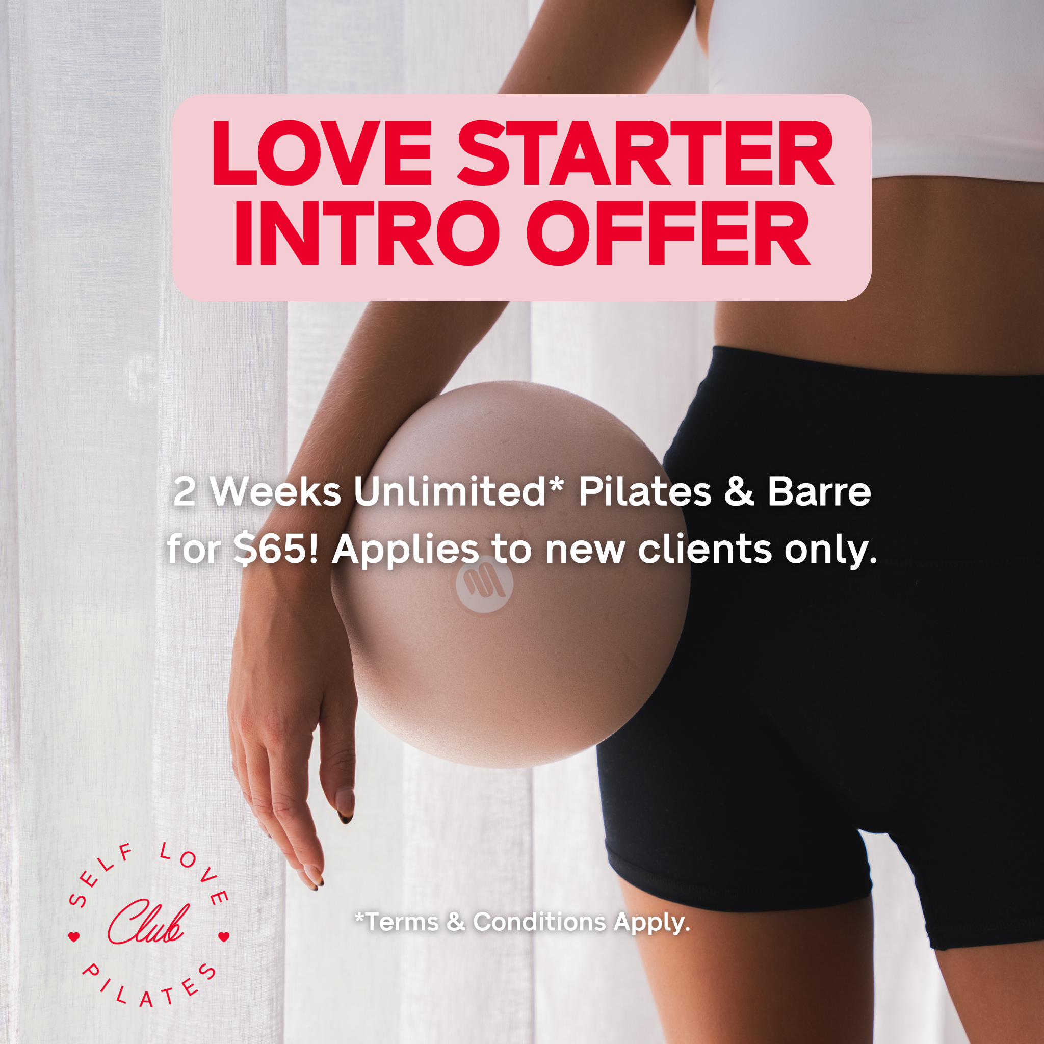 Self Love Club Pilates Facebook ad from Jul 24, 2026