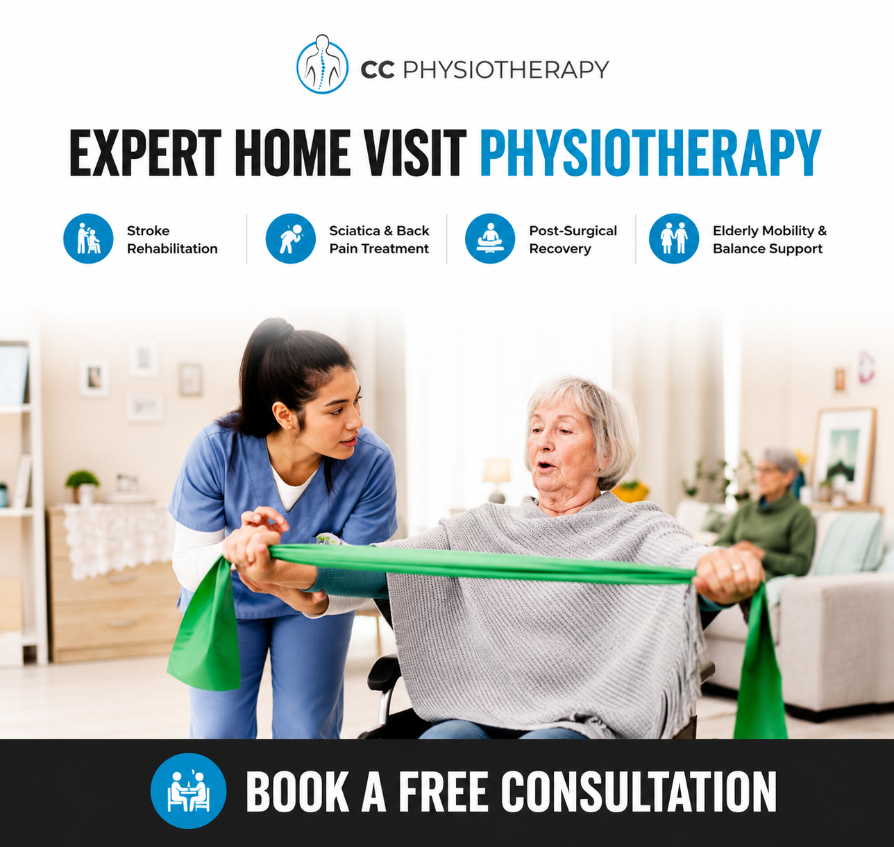 Clearcut Physiotherapy Facebook ad from Jul 9, 2026