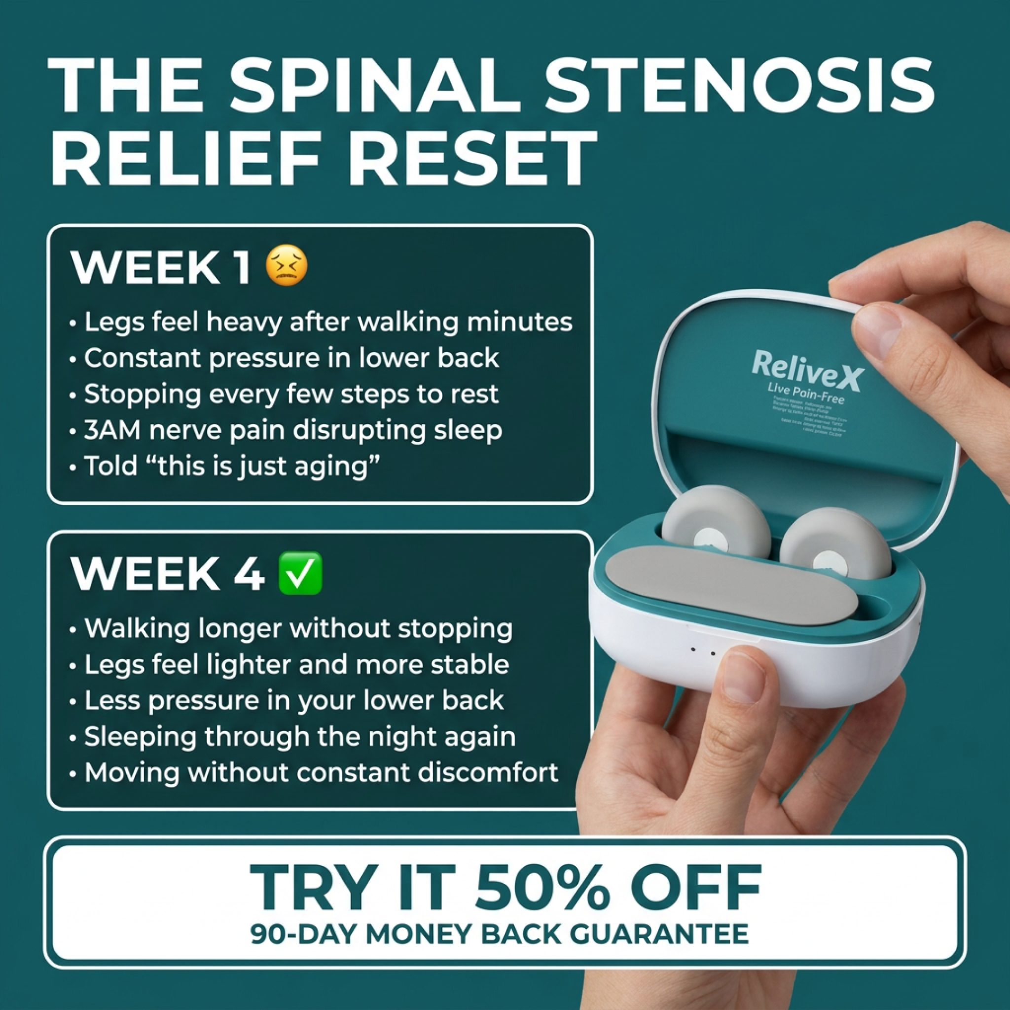 ReliveX Facebook ad