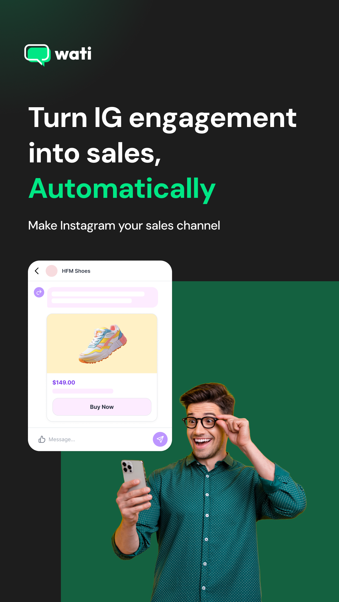 WATI - WhatsApp Team Inbox Facebook ad