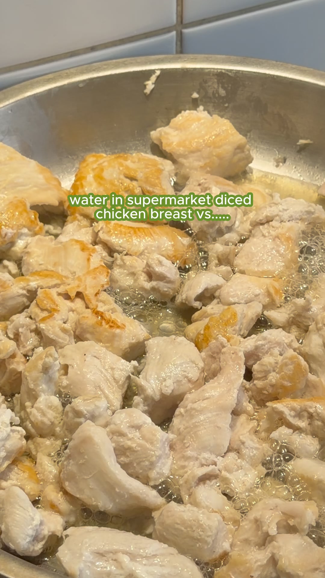 Our Cow Facebook ad: We put supermarket diced chicken breast to the test
