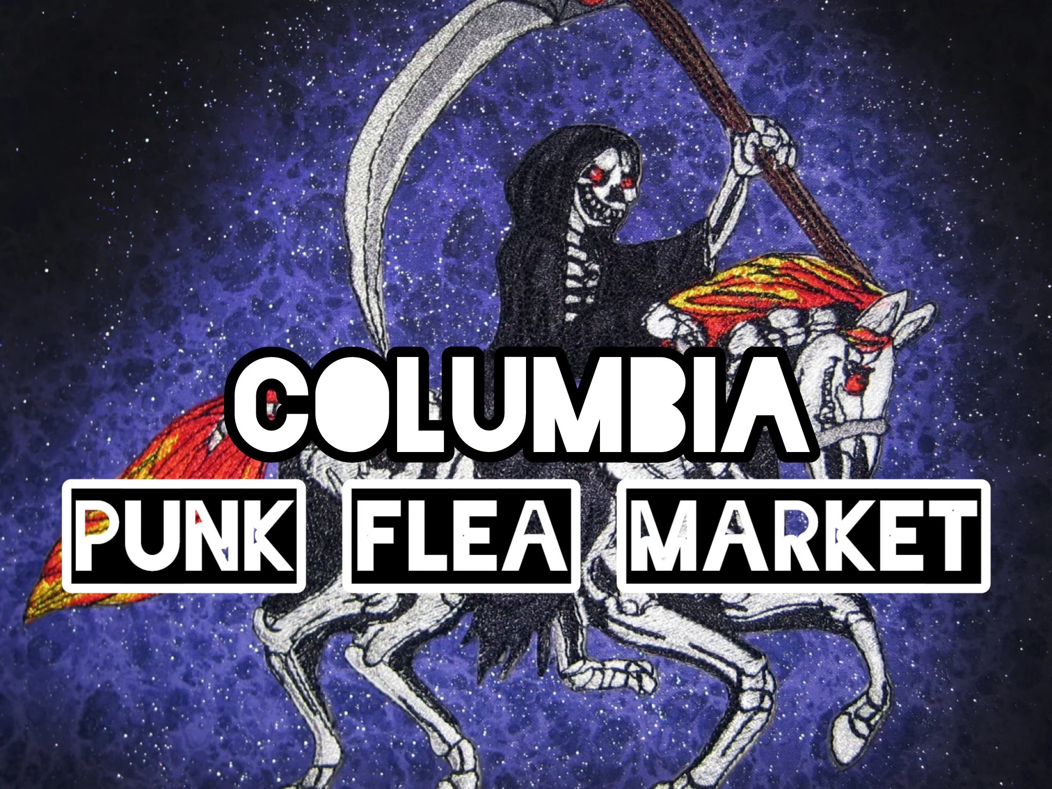 SE Punk Flea Market Facebook ad: COLUMBIA PUNK FLEA MARKET
