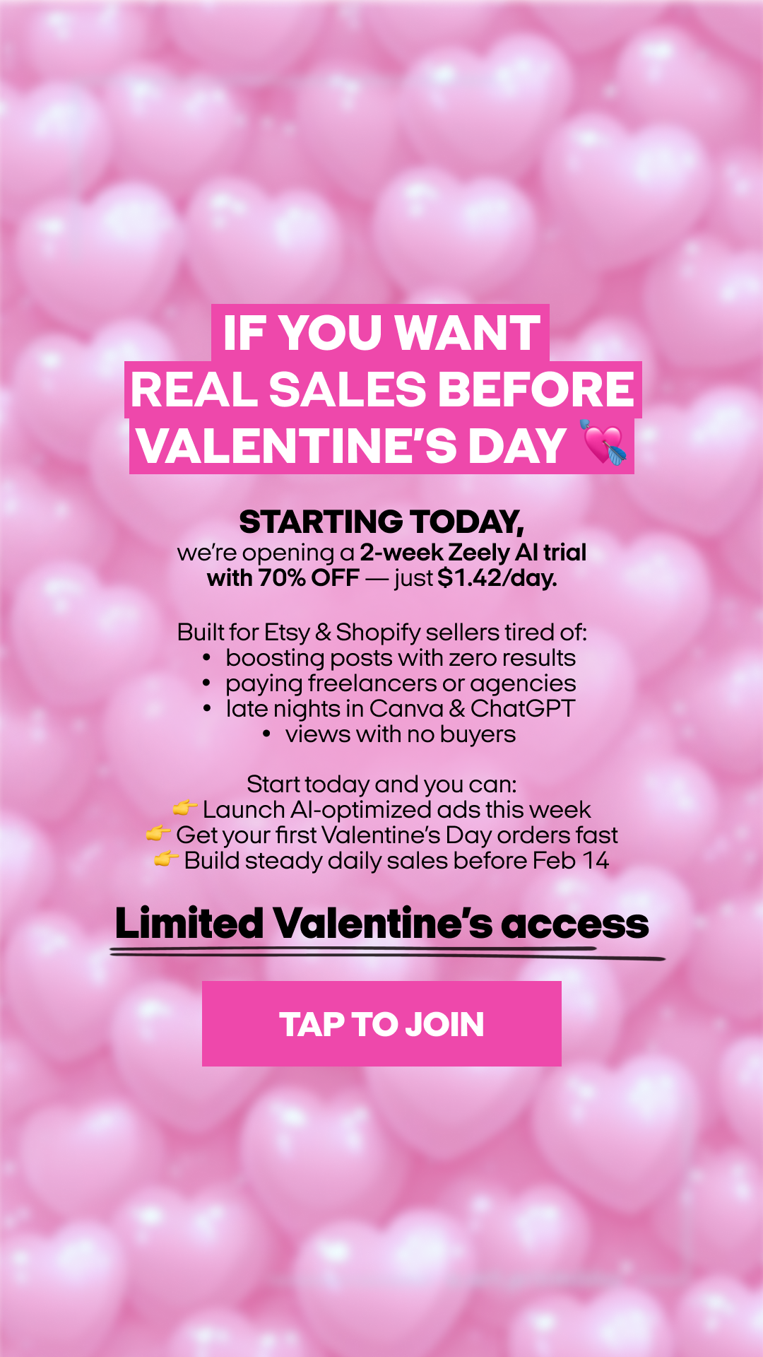 Zeely Facebook ad