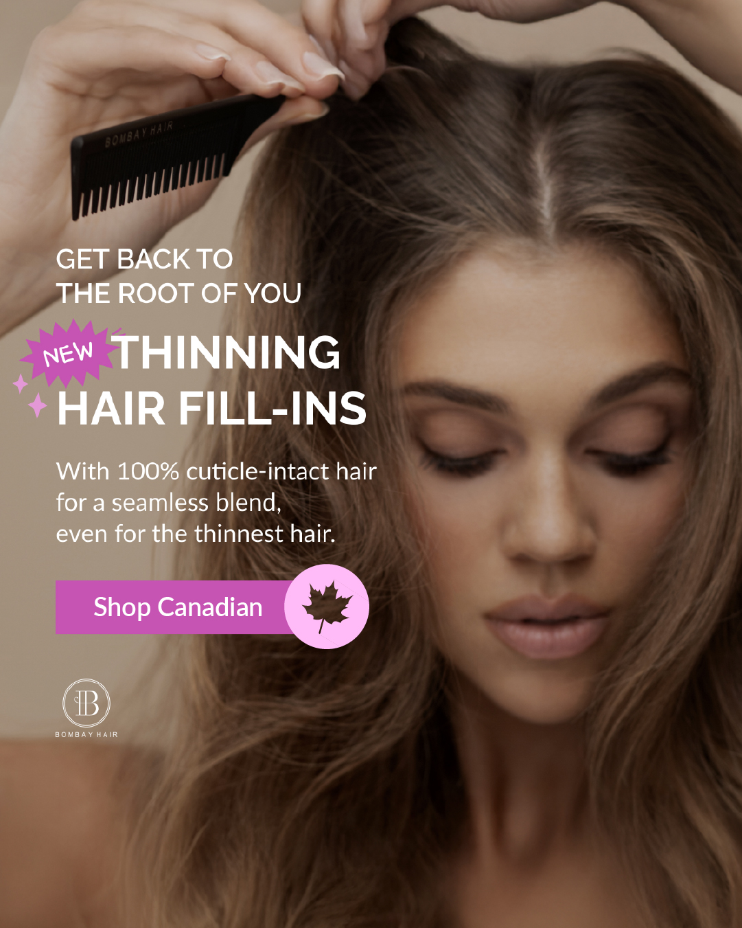 BOMBAY HAIR Facebook ad
