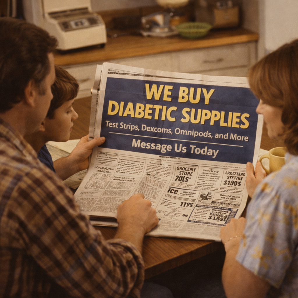 HMH Diabetic Buyback Facebook ad: Sell Your Diabetic Supplies Today!