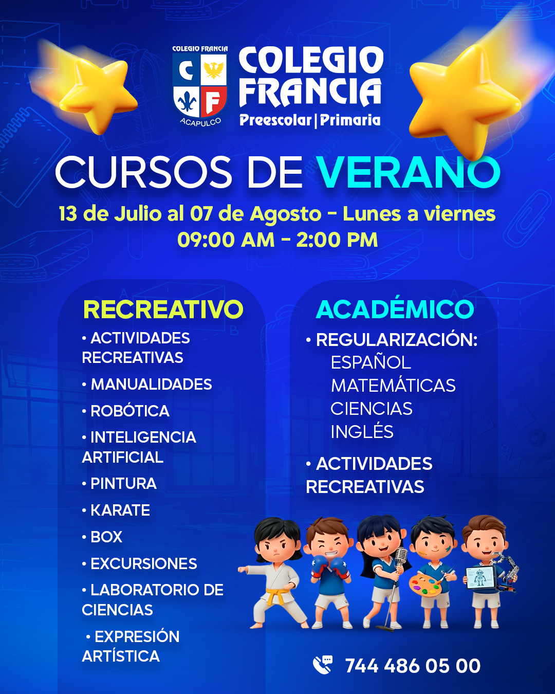 Colegio Francia - Acapulco Facebook ad: Chatea con nosotros