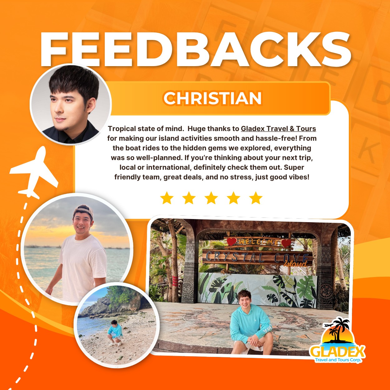 Gladex Travel & Tours Facebook ad