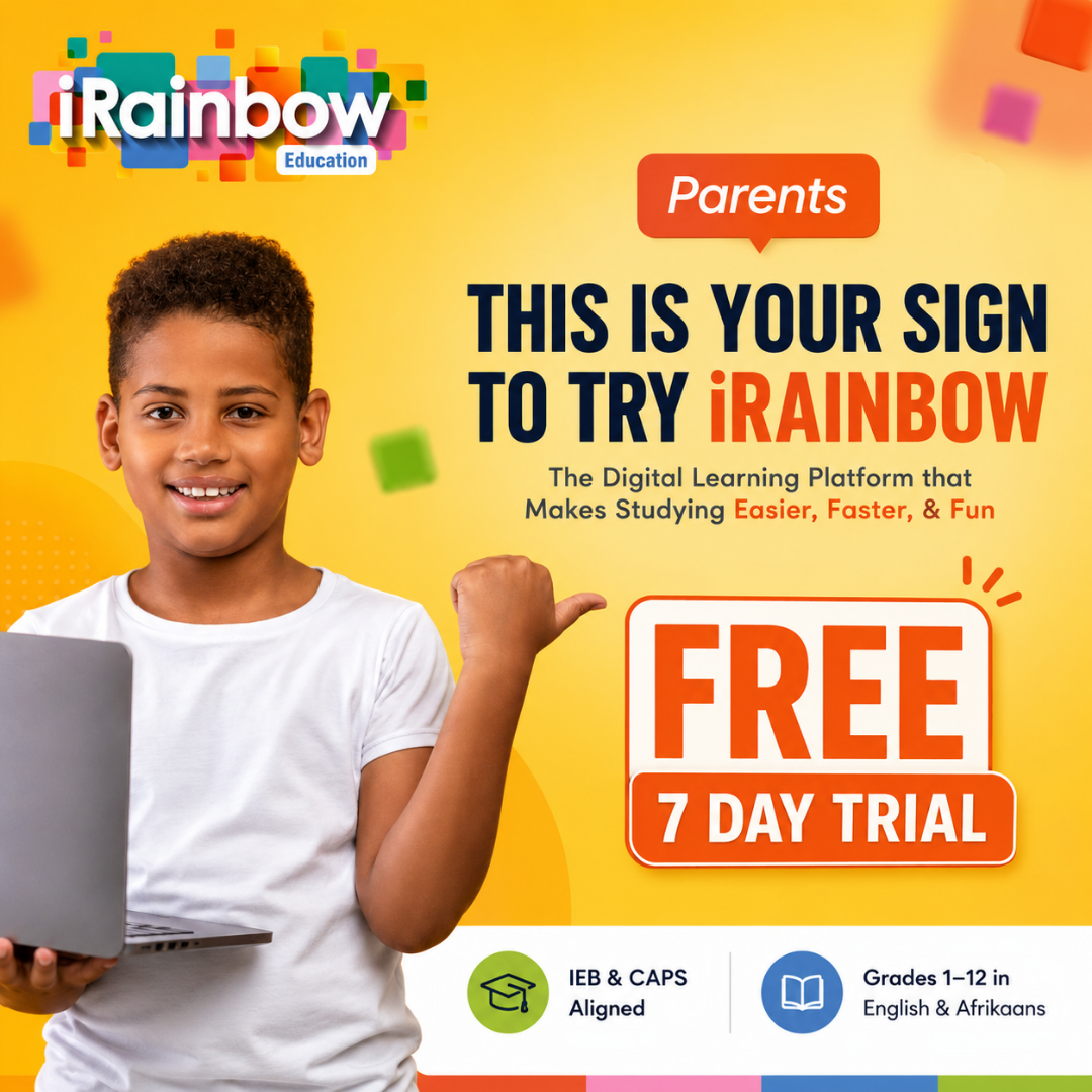 iRainbow Education Facebook ad: Try it for 7 days, without paying a cent