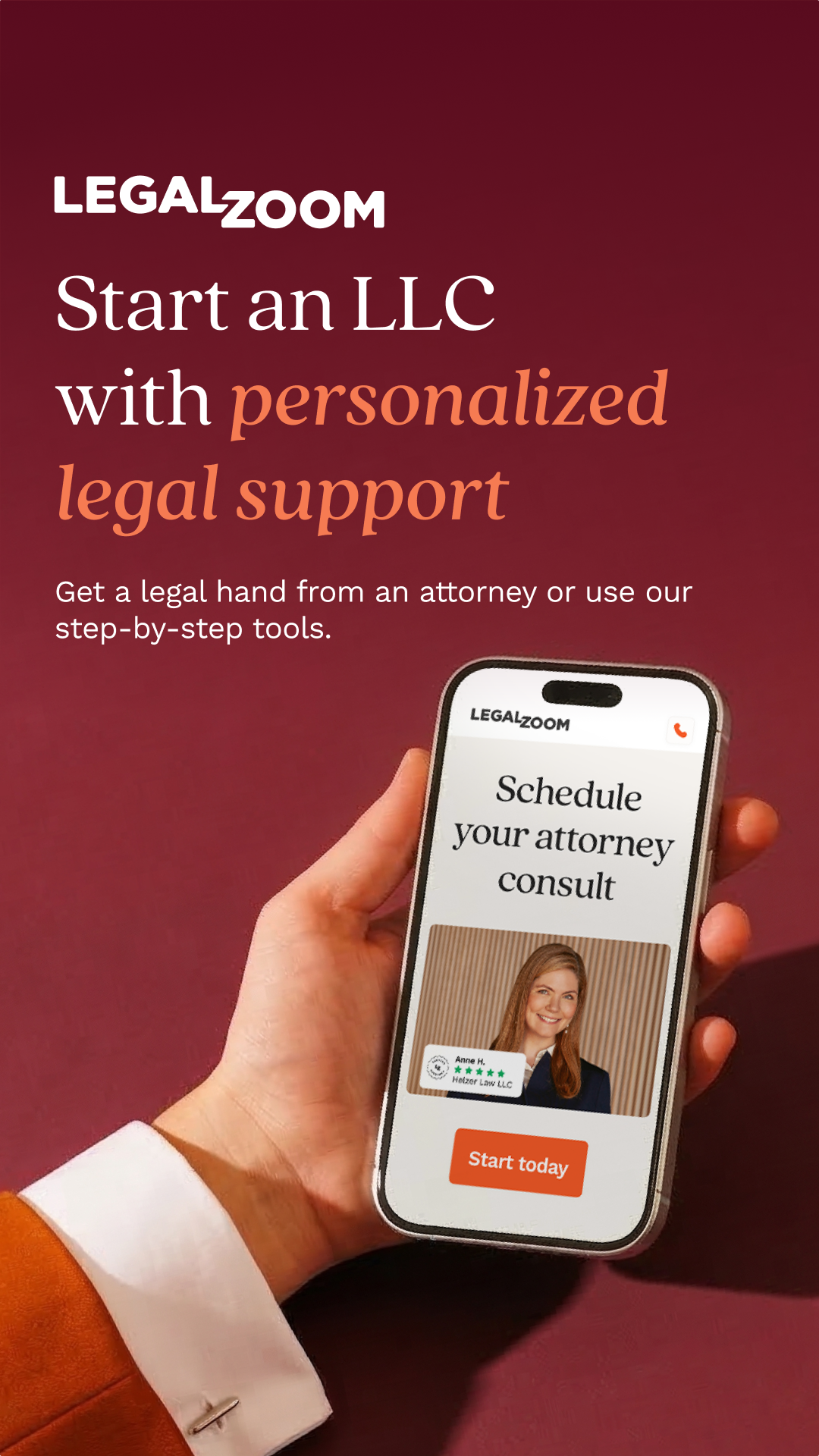 LegalZoom Facebook ad