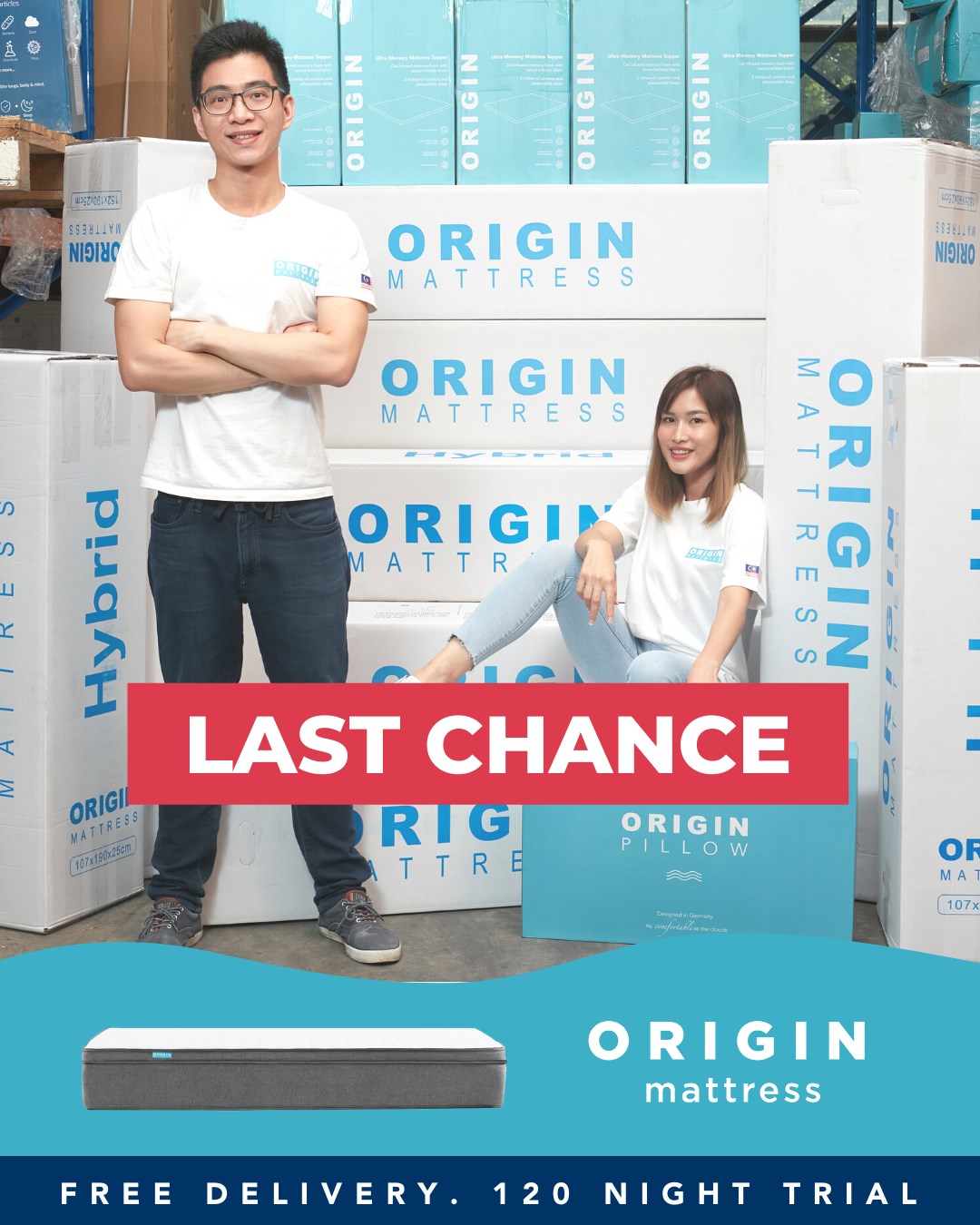 Origin Mattress Malaysia Facebook ad