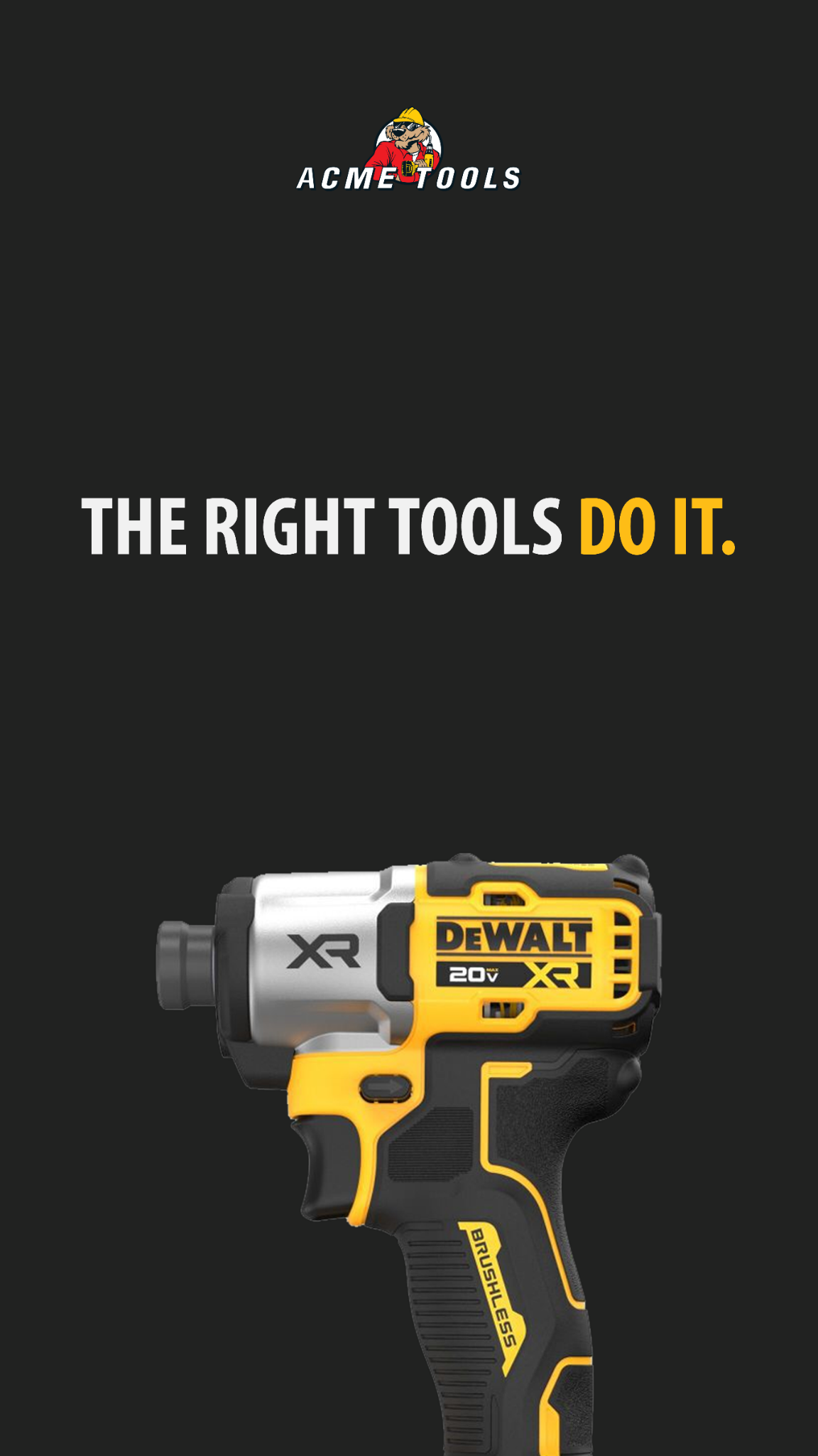 Acme Tools Facebook ad
