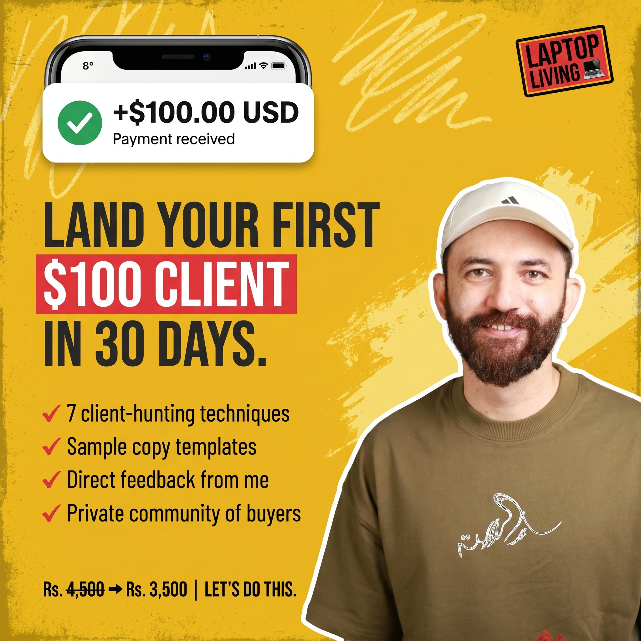 The Laptop Living Facebook ad