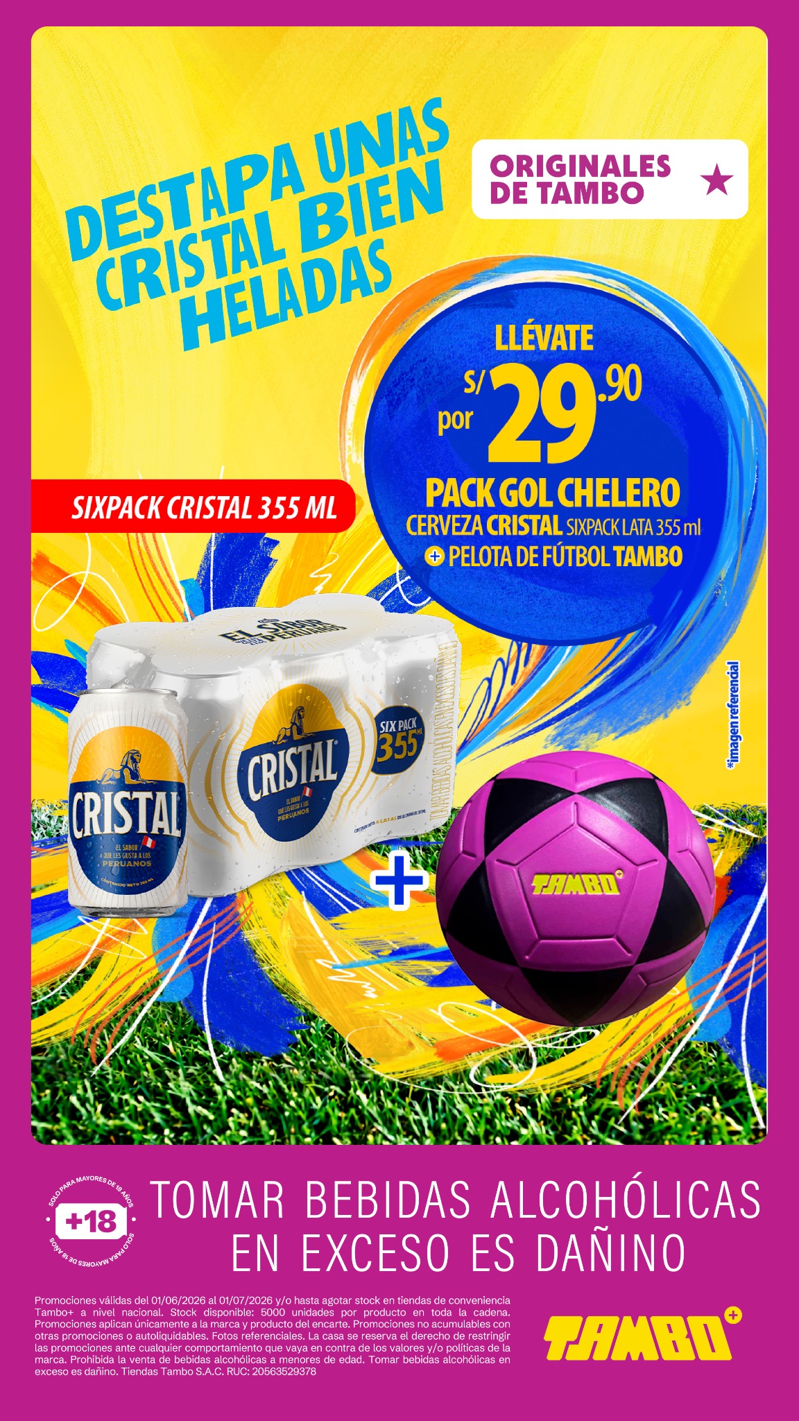 Tambo+ Facebook ad
