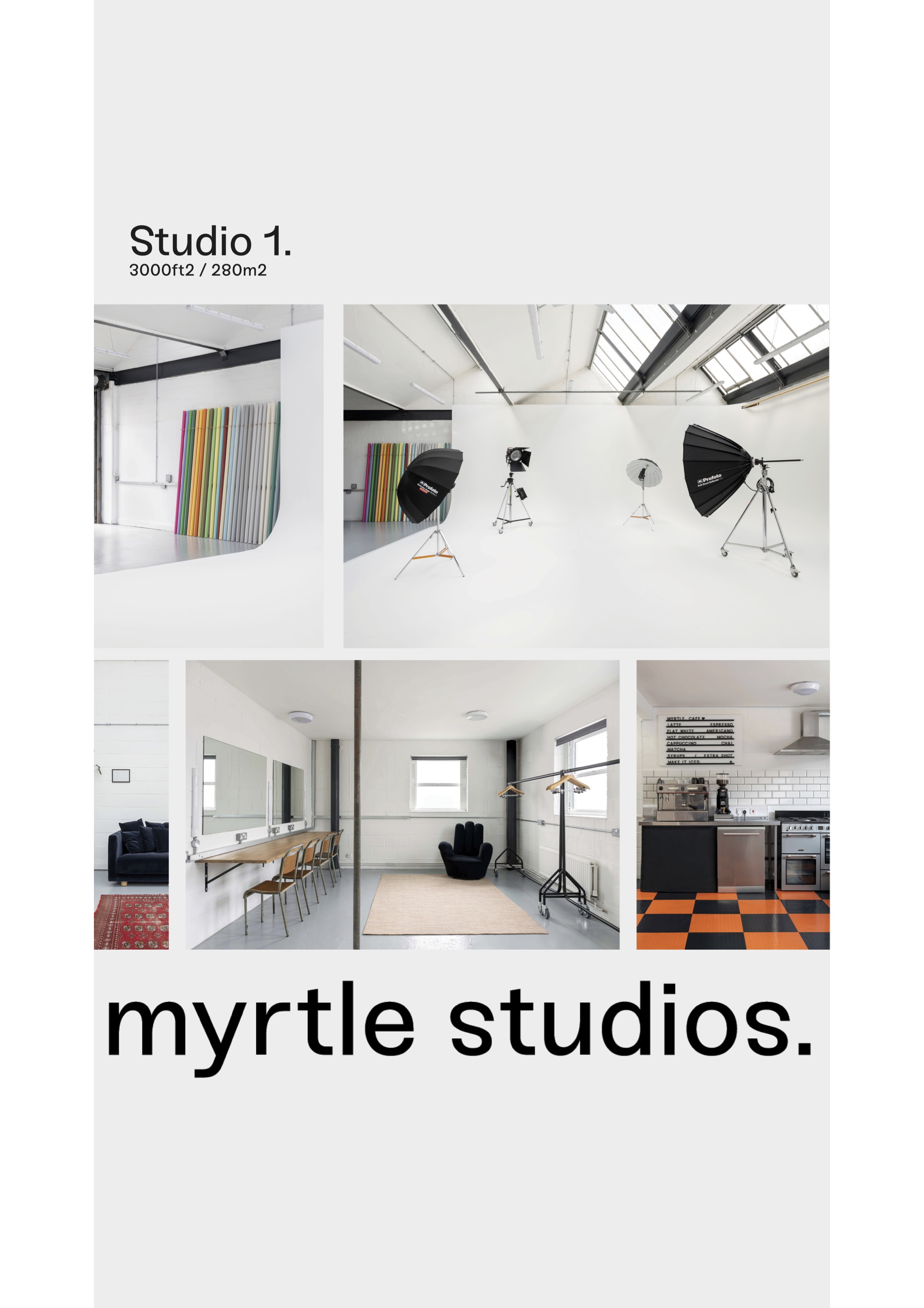 myrtlestudios Facebook ad: S1 is our 3000sqf studio featuring