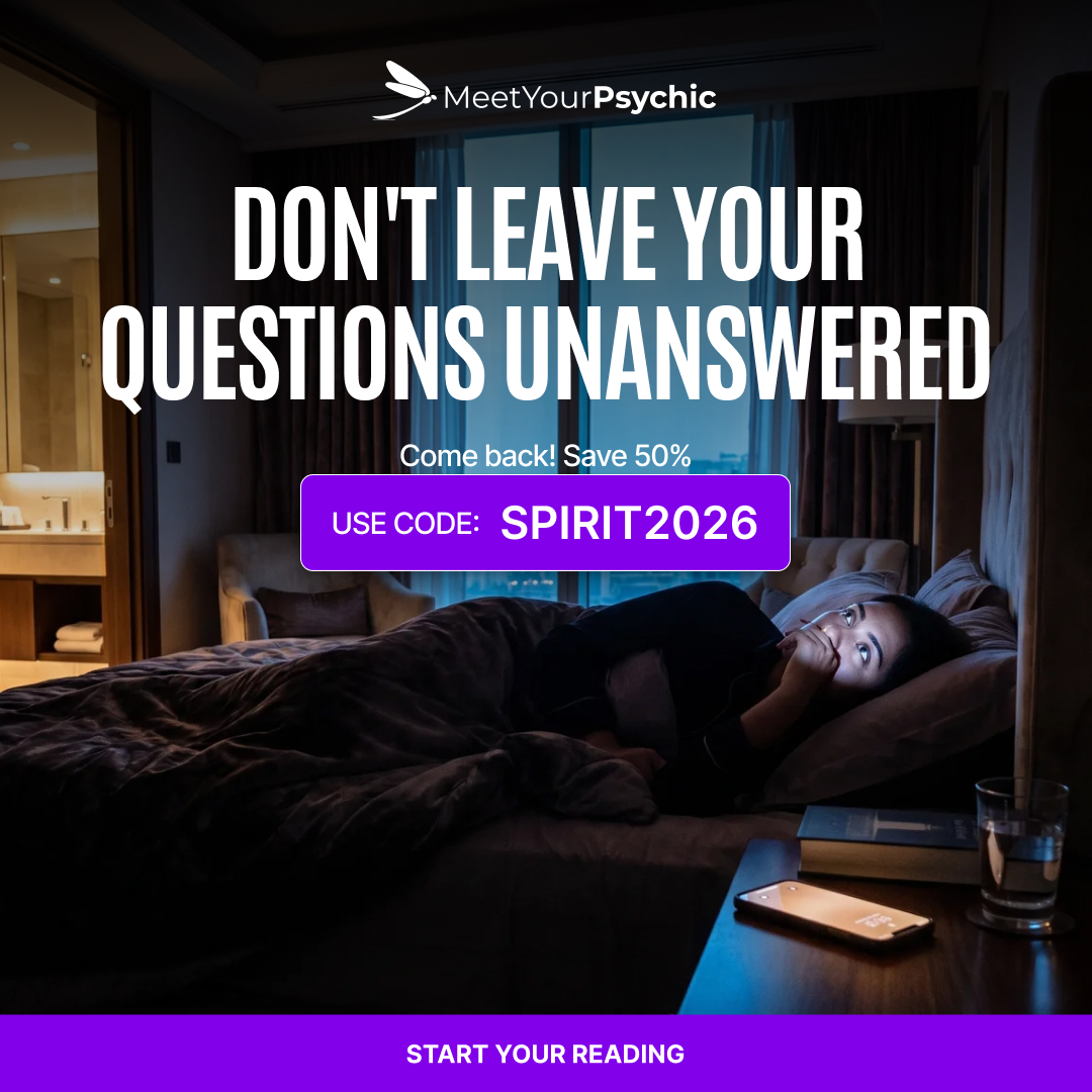 Meet Your Psychic Facebook ad: Your Reading is Waiting.