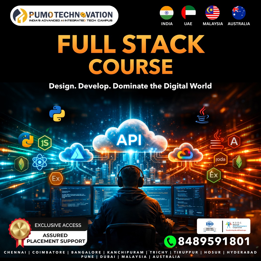 Pumo Technovation Velachery Facebook ad: Upgrade your future with a professional IT course.