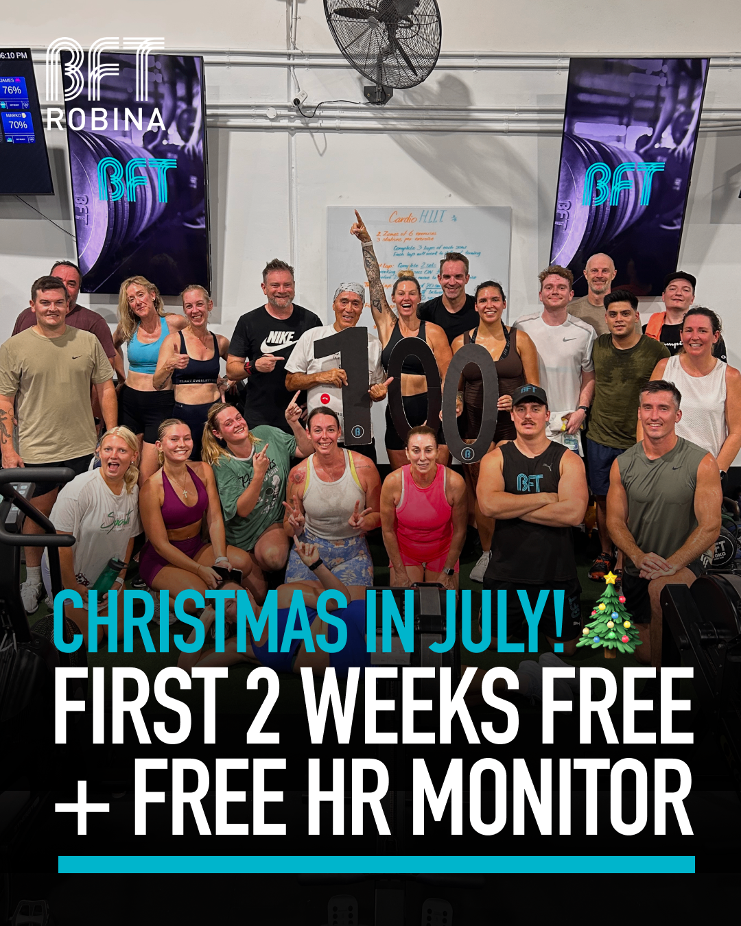 BFT Robina Facebook ad: Christmas in July at BFT Robina!