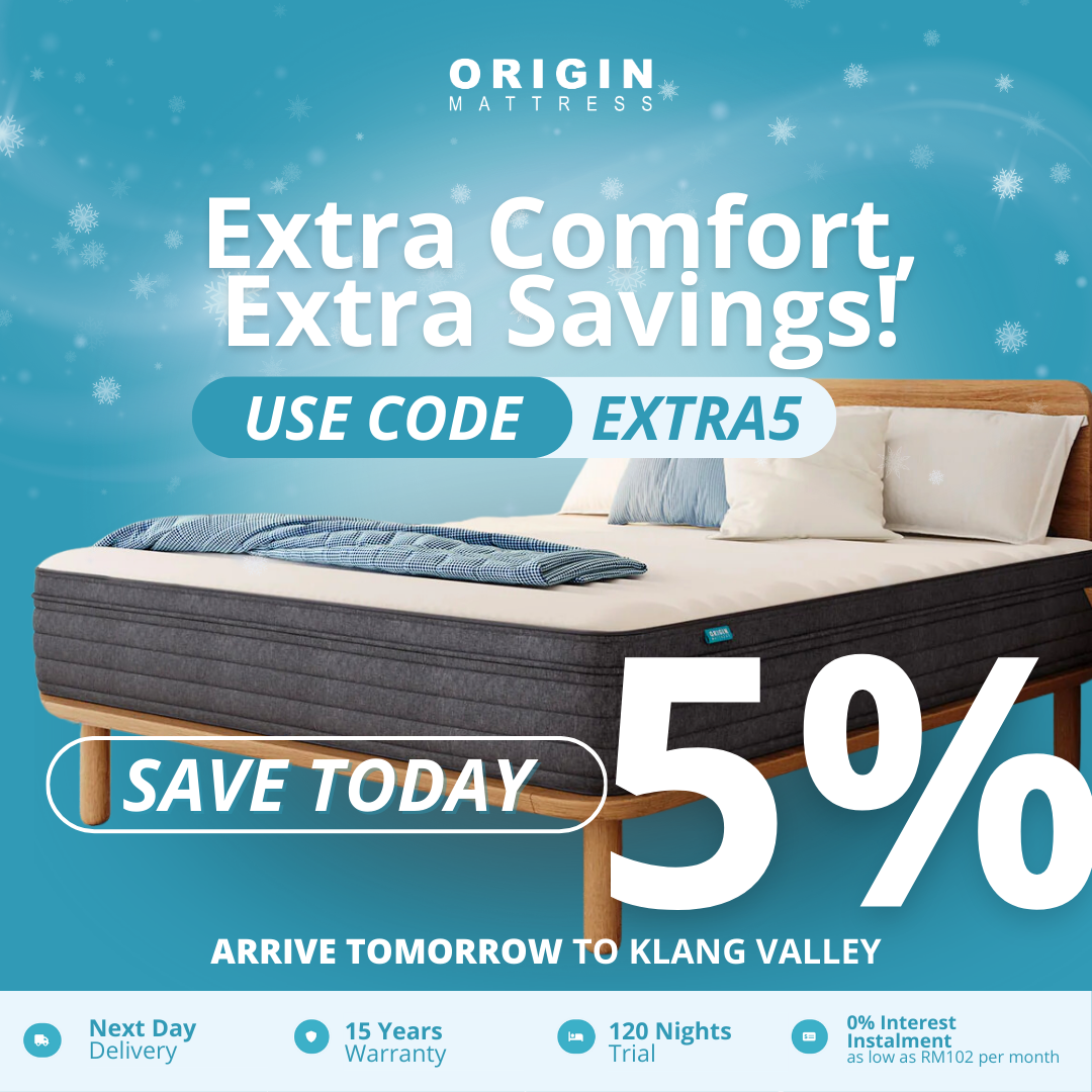 Origin Mattress Malaysia Facebook ad
