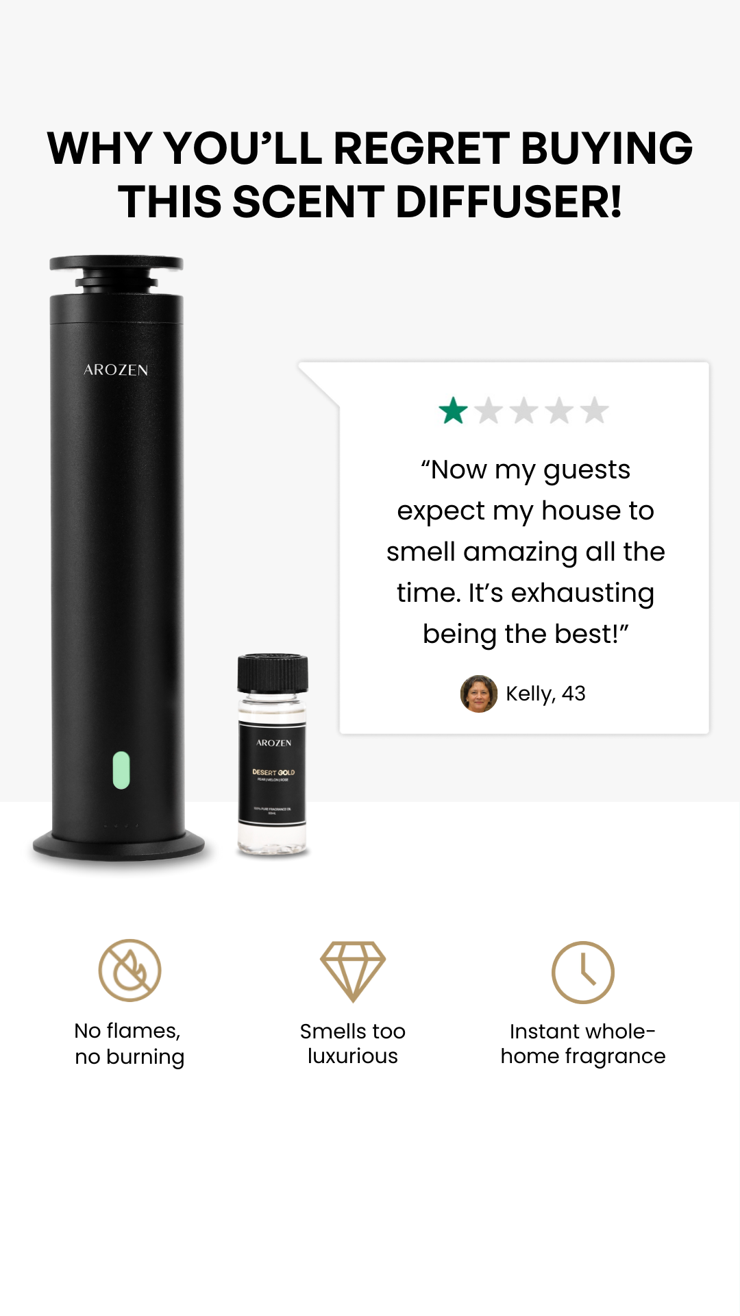 Arozen Facebook ad
