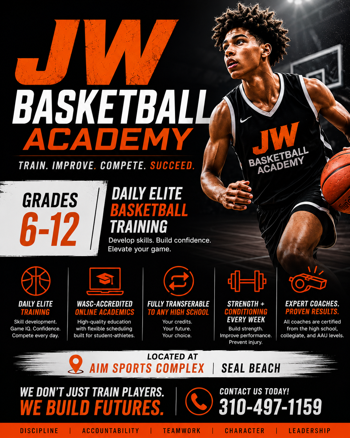 JW Basketball Academy Facebook ad