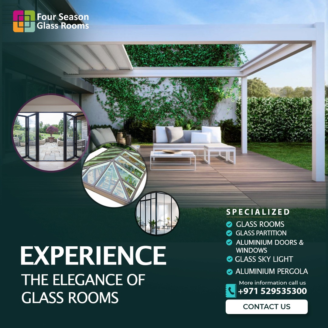 Four Season Glass Rooms Dubai Facebook ad: Get a Free Quote Now