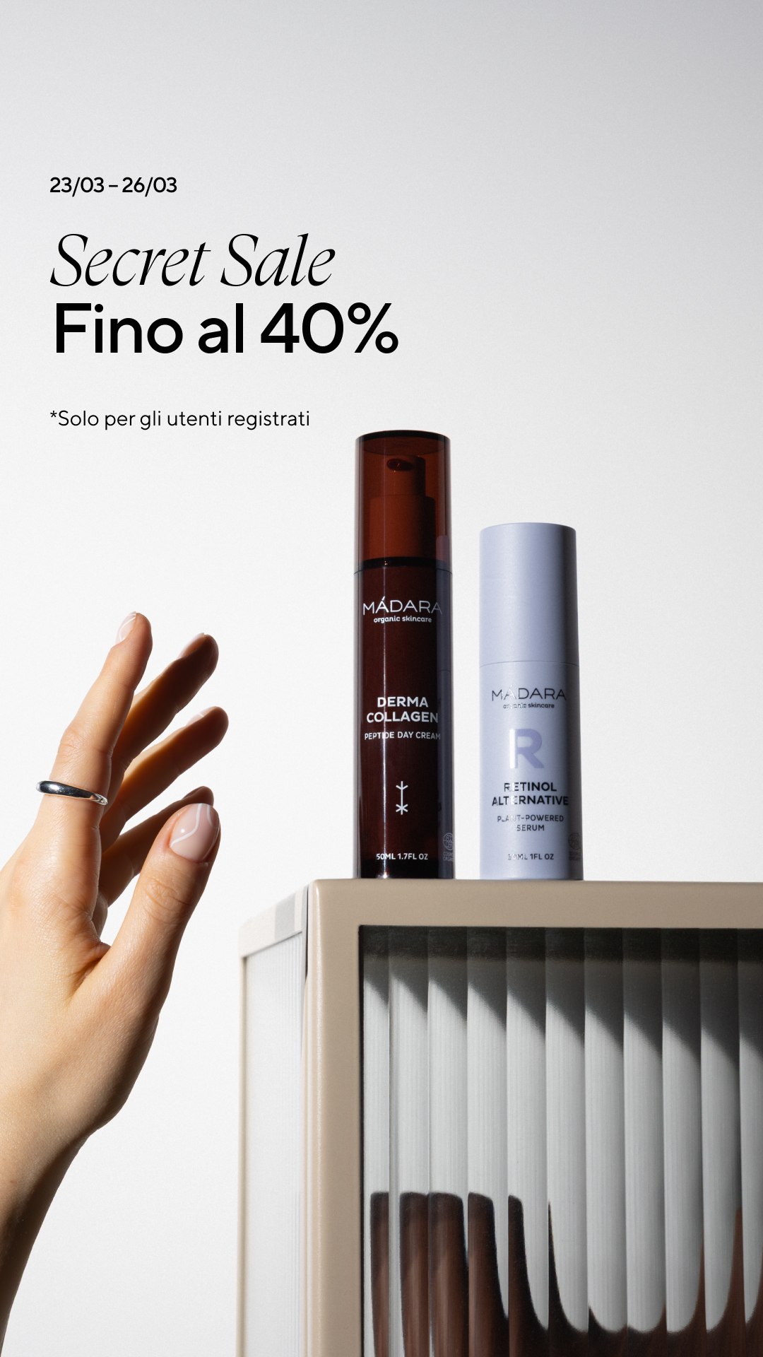 Mádara Organic Skincare Facebook ad