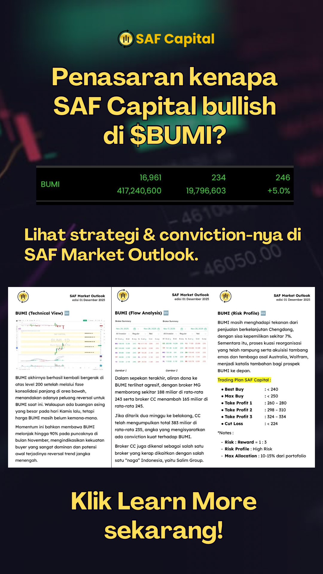 SAF Capital Facebook ad