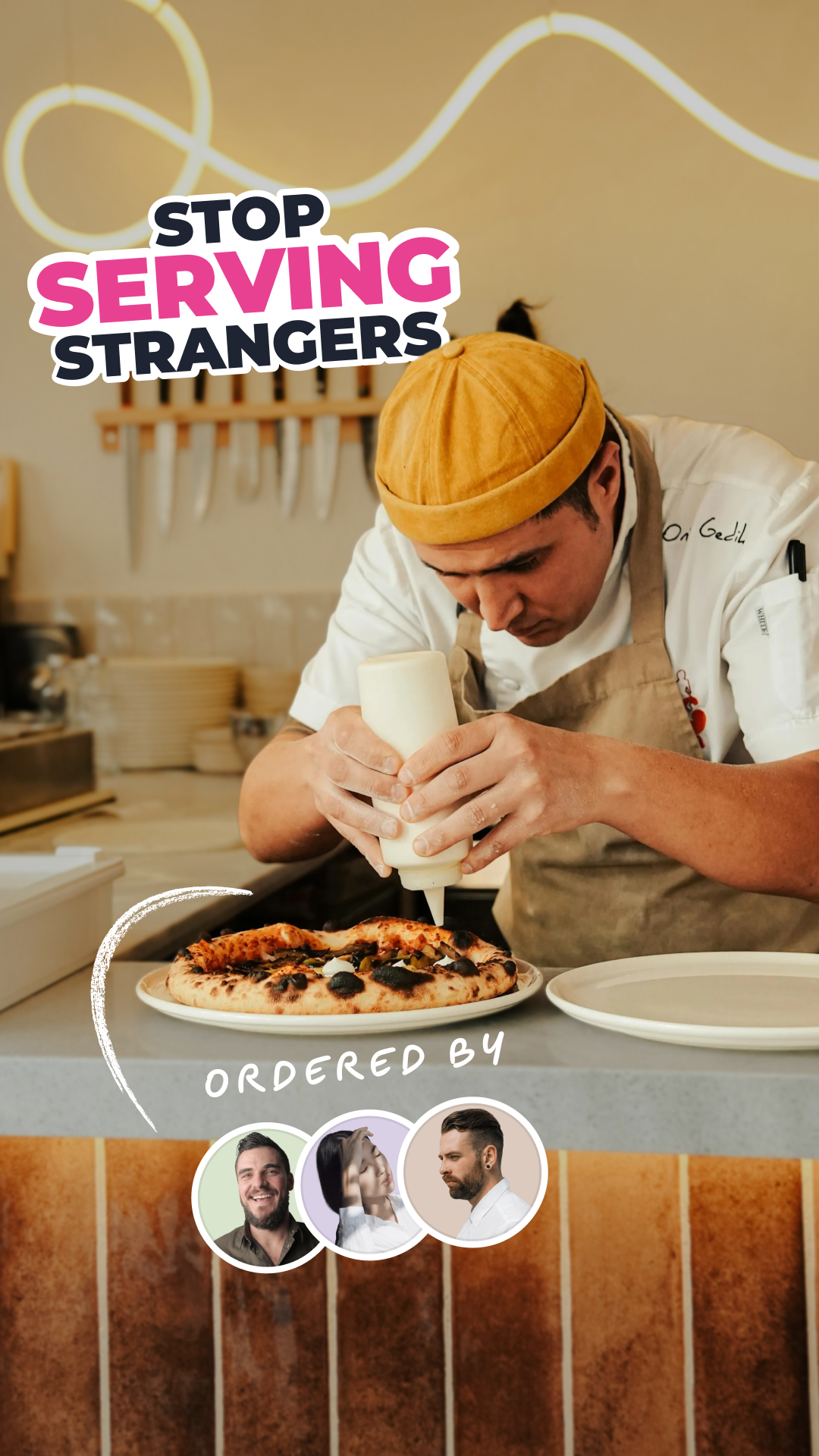 Stampede Facebook ad: Stop Serving Strangers.