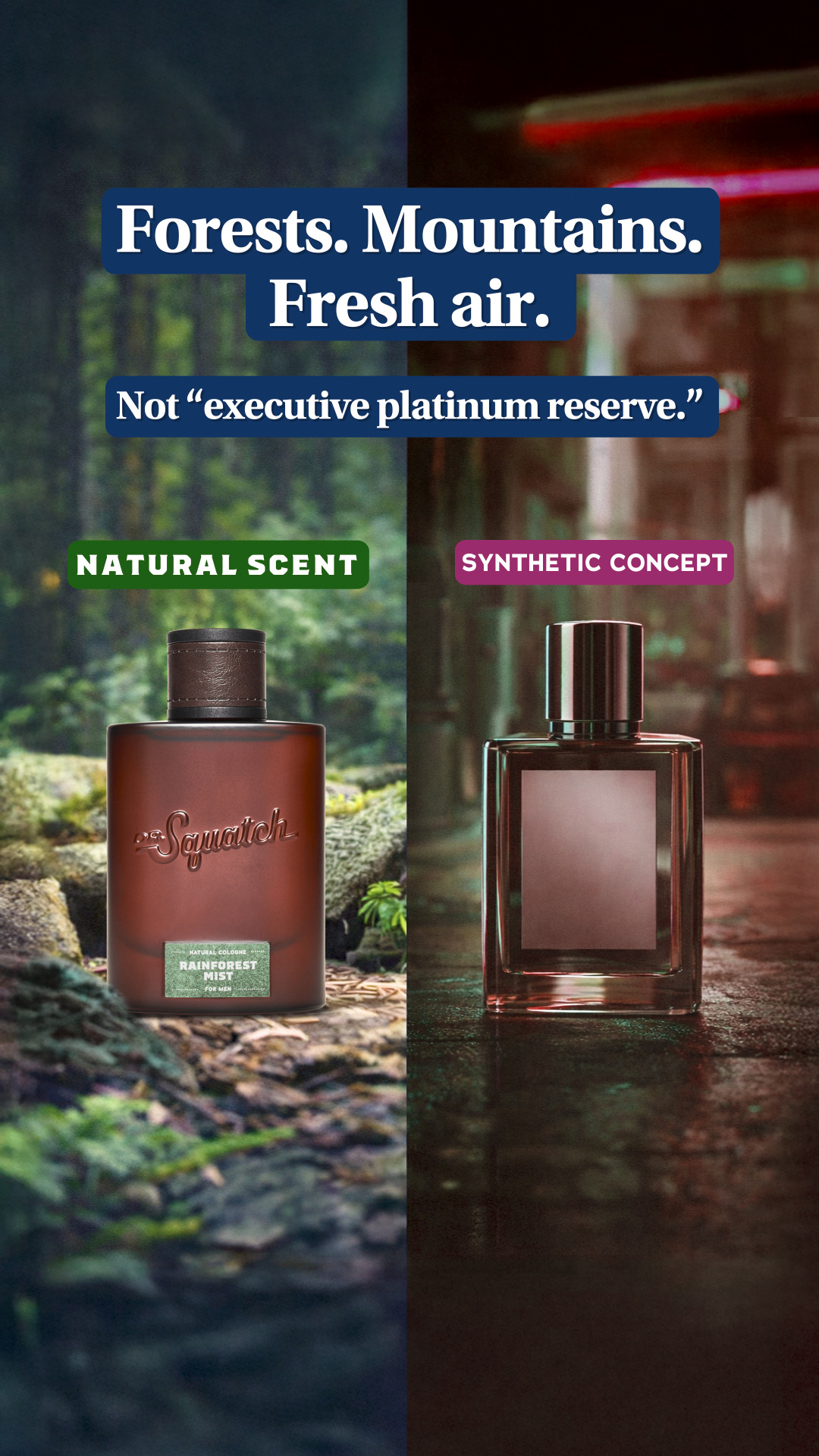 Dr. Squatch Facebook ad
