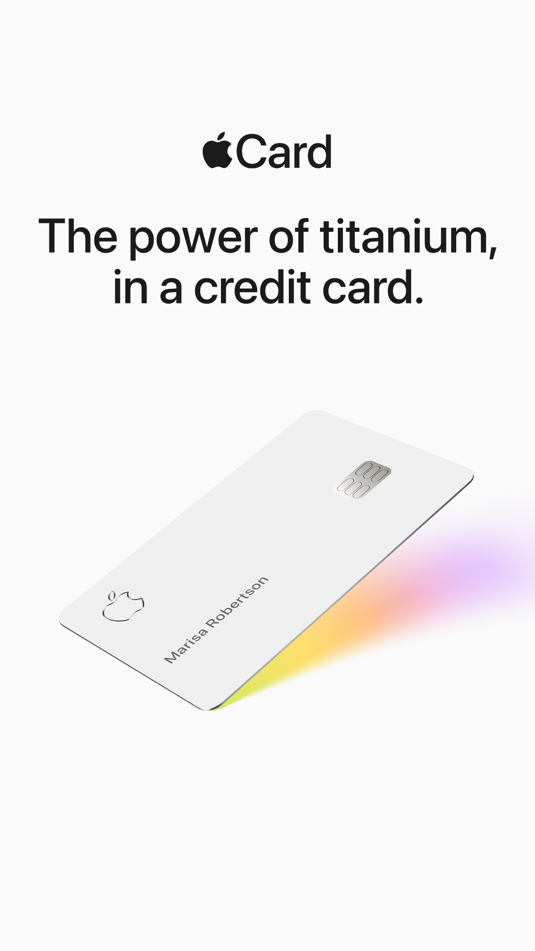 Apple Card Facebook ad
